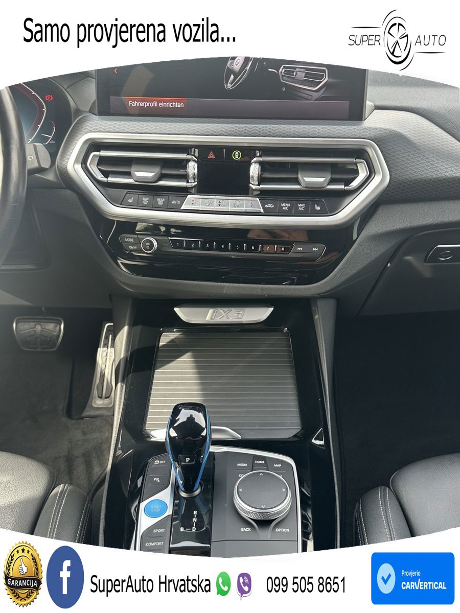BMW iX3 80 kWh (286 KS) M Sport LED+GR SJED+ACC