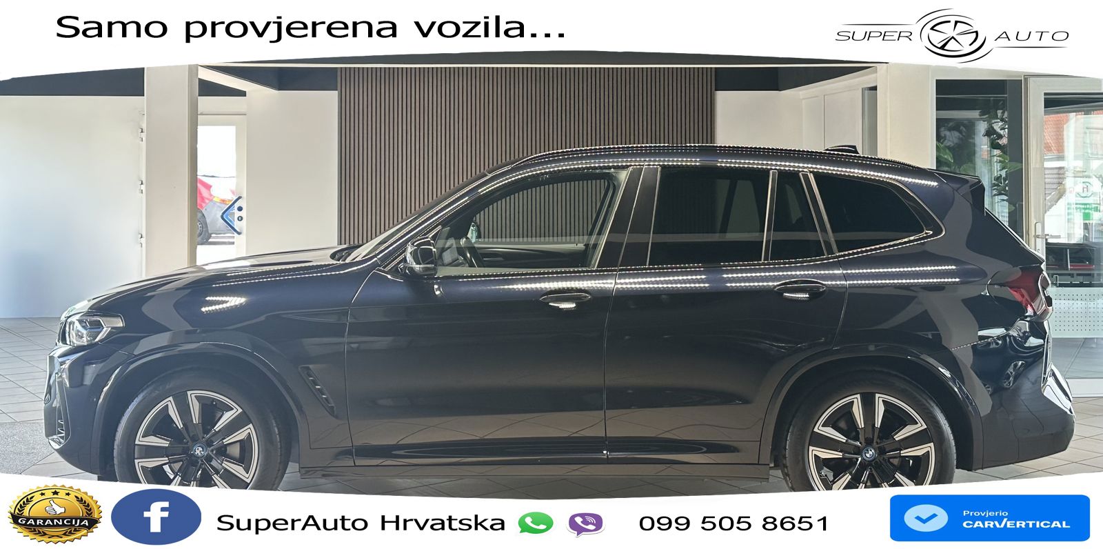 BMW iX3 80 kWh (286 KS) M Sport LED+GR SJED+ACC