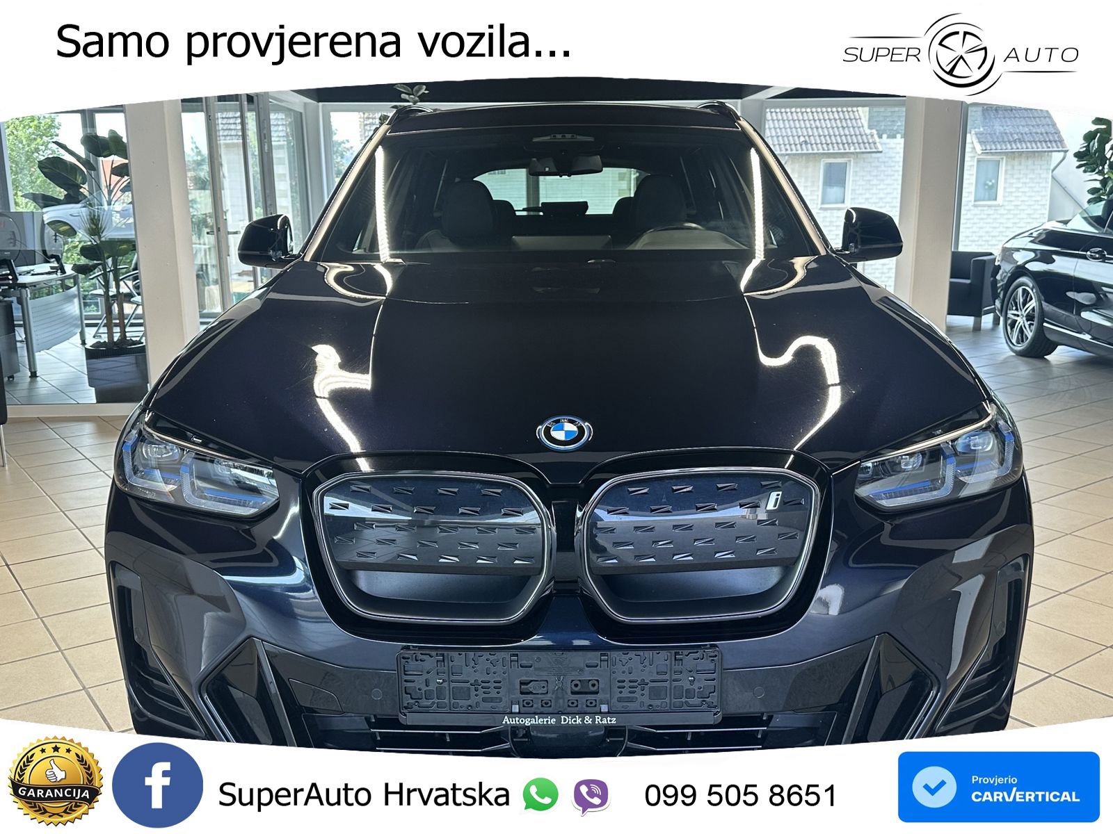 BMW iX3 80 kWh (286 KS) M Sport LED+GR SJED+ACC