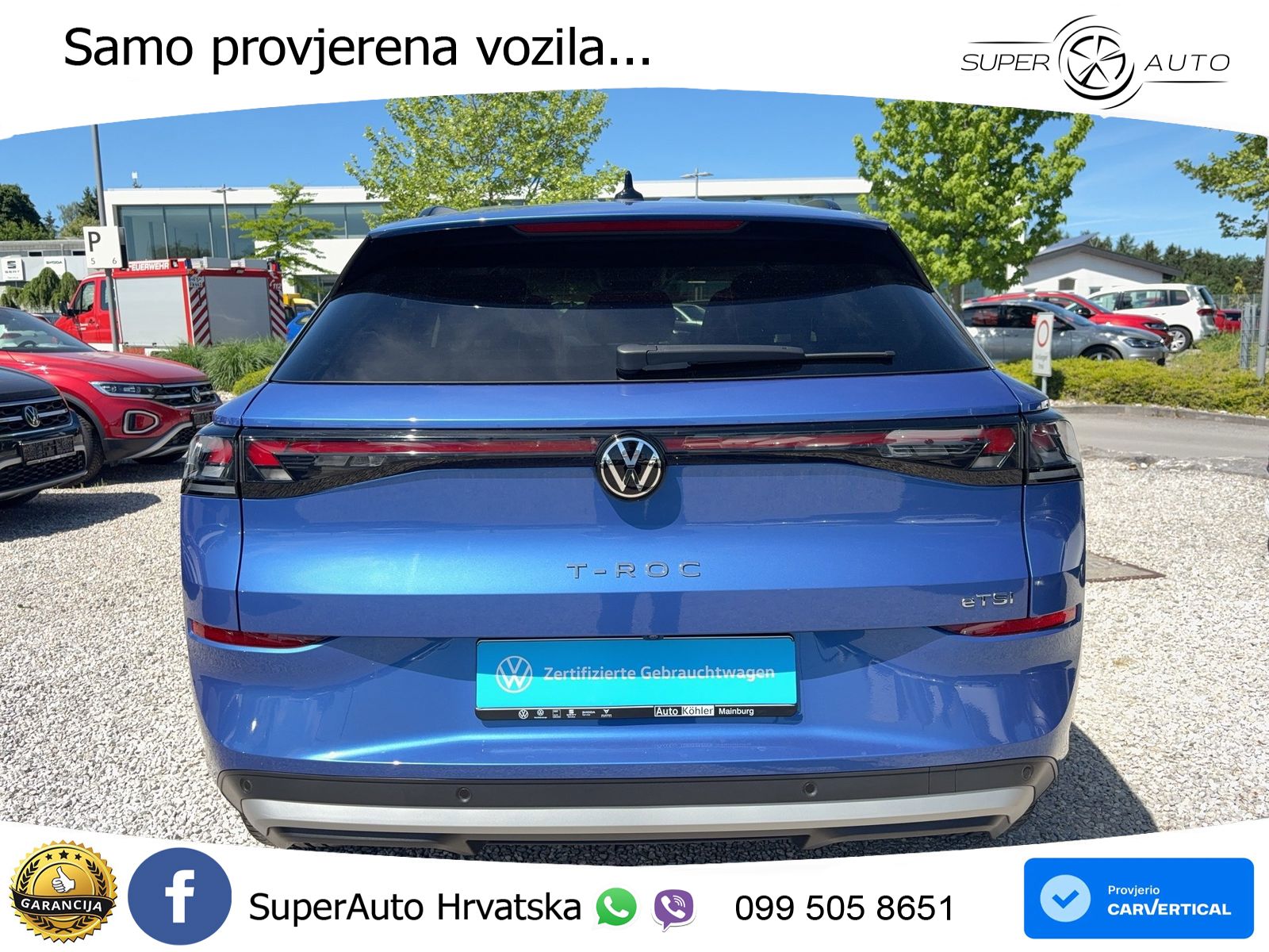 Volkswagen T-Roc 1.5 TSI (150 KS) DSG LED+GR SJED+ACC