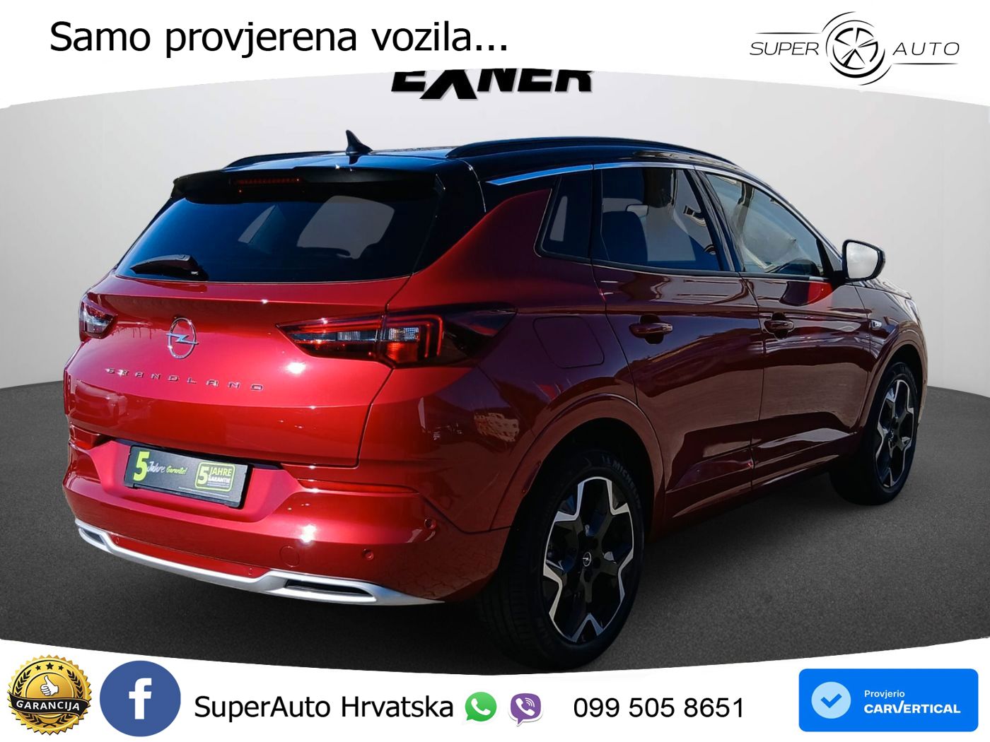 Opel Grandland 1.2i Turbo (130 KS) Automatic Ultimate LED+GR SJED+ACC
