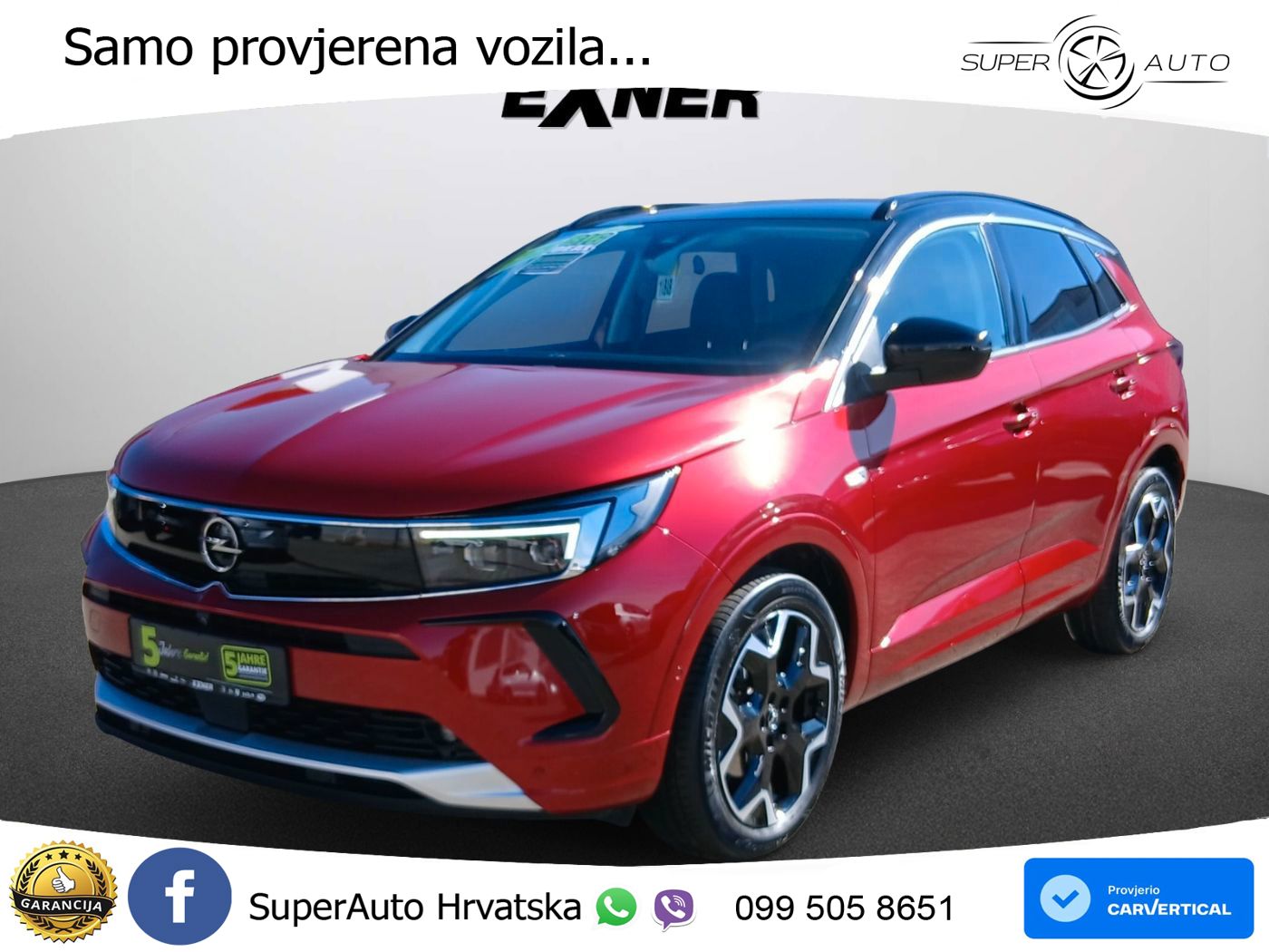 Opel Grandland 1.2i Turbo (130 KS) Automatic Ultimate LED+GR SJED+ACC