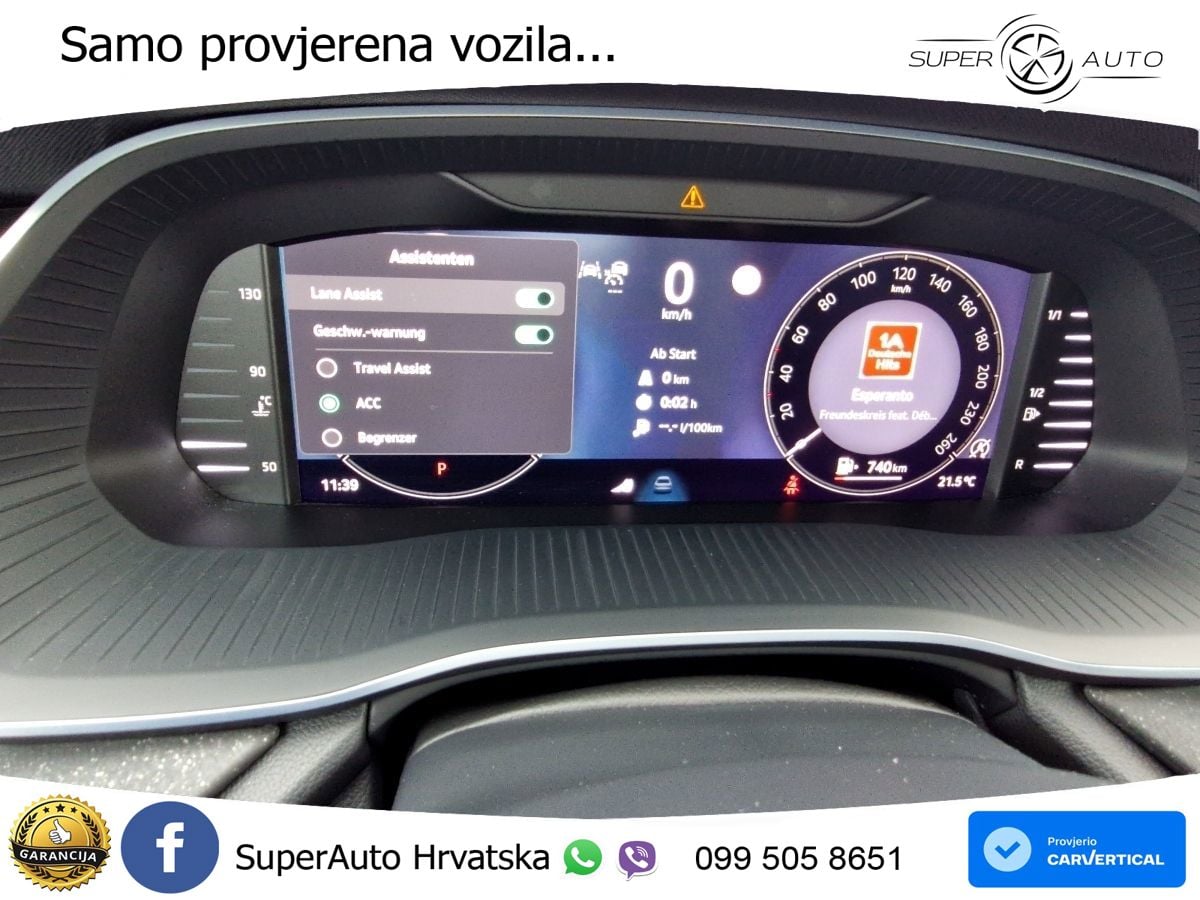 Škoda Octavia Combi 2.0 TDI (150 KS) DSG LED+GR SJED+ACC
