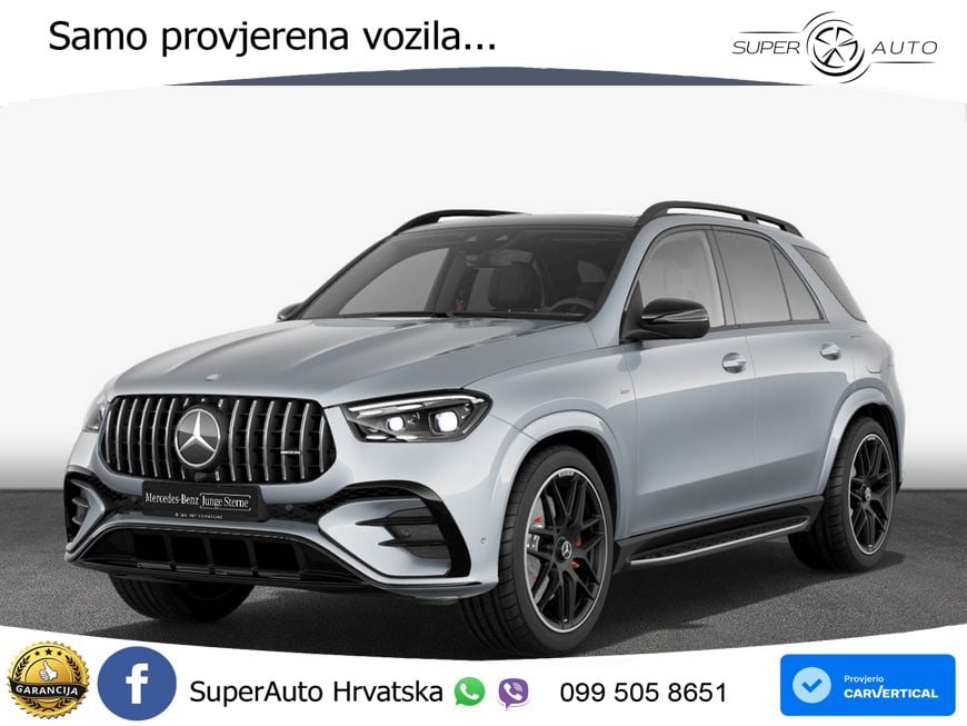 Mercedes AMG GLE 53 (435 KS) EQ Boost 4MATIC+ AMG SPEEDSHIFT TCT 9G LED+GR SJED+ACC