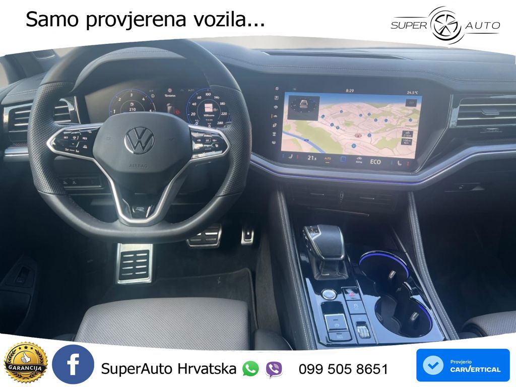 Volkswagen Touareg 3.0 V6 TDI (286 KS) 4MOTION Tiptronic ZRAČNI+ACC+GR SJED+KAM+PANO