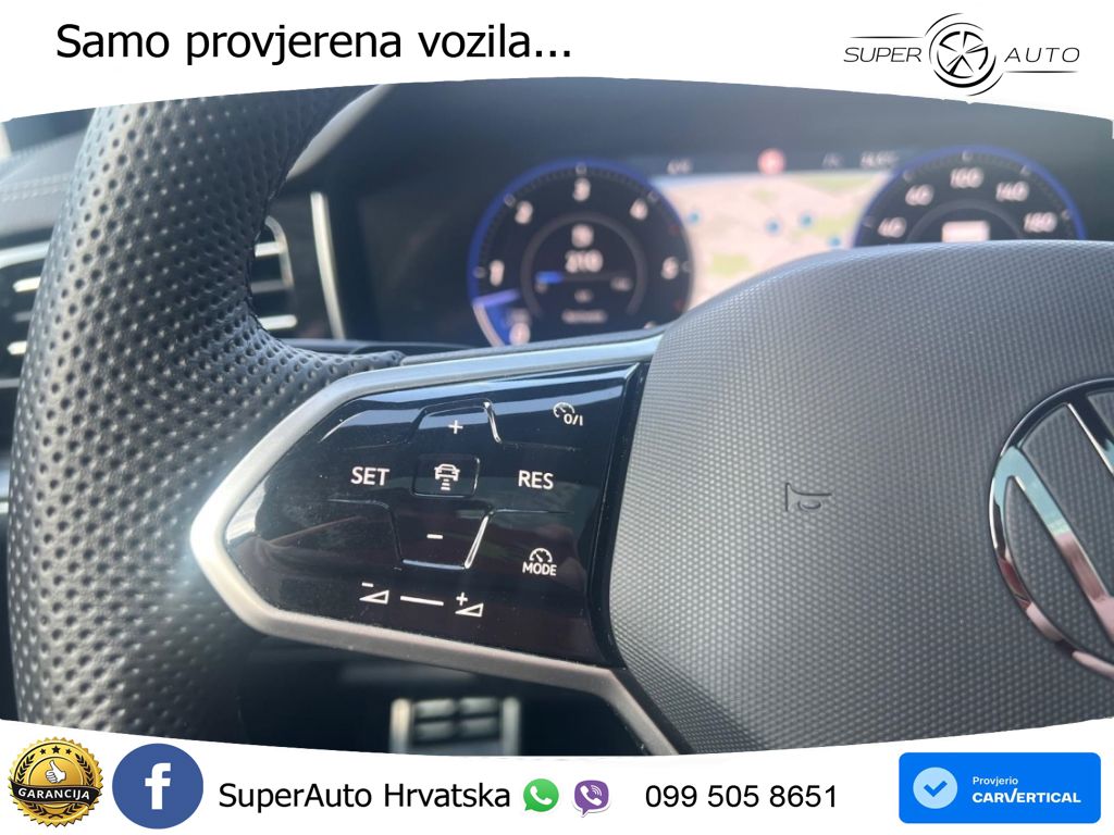 Volkswagen Touareg 3.0 V6 TDI (286 KS) 4MOTION Tiptronic ZRAČNI+ACC+GR SJED+KAM+PANO