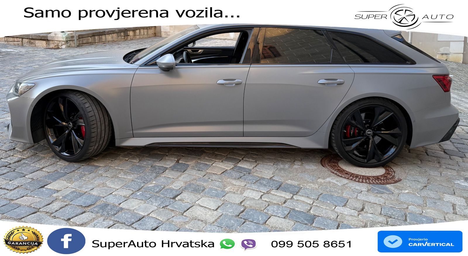 Audi RS6 Avant 4.0 TFSI V8 (600 KS) quattro Tiptronic LED+GR SJED+ACC