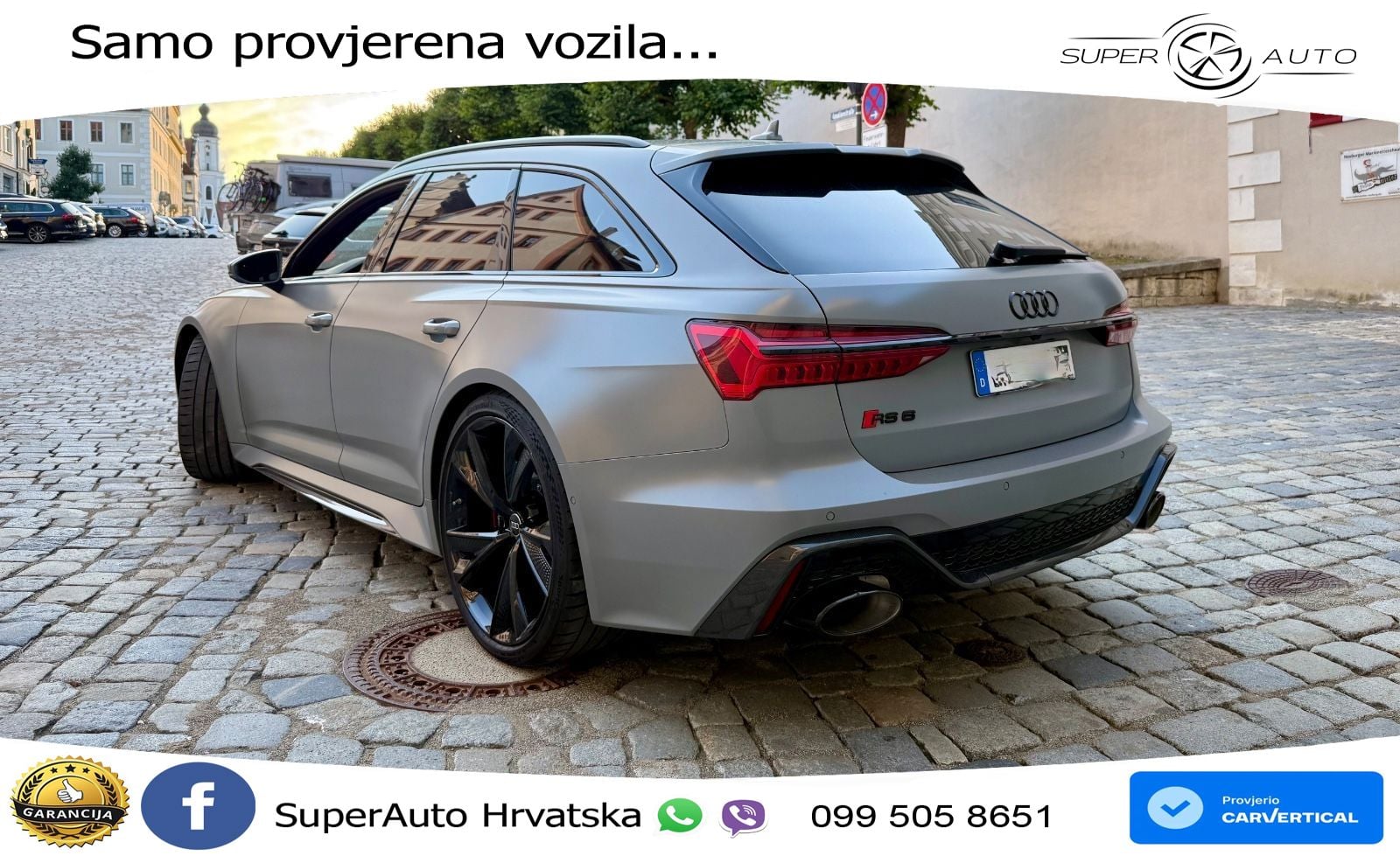 Audi RS6 Avant 4.0 TFSI V8 (600 KS) quattro Tiptronic LED+GR SJED+ACC