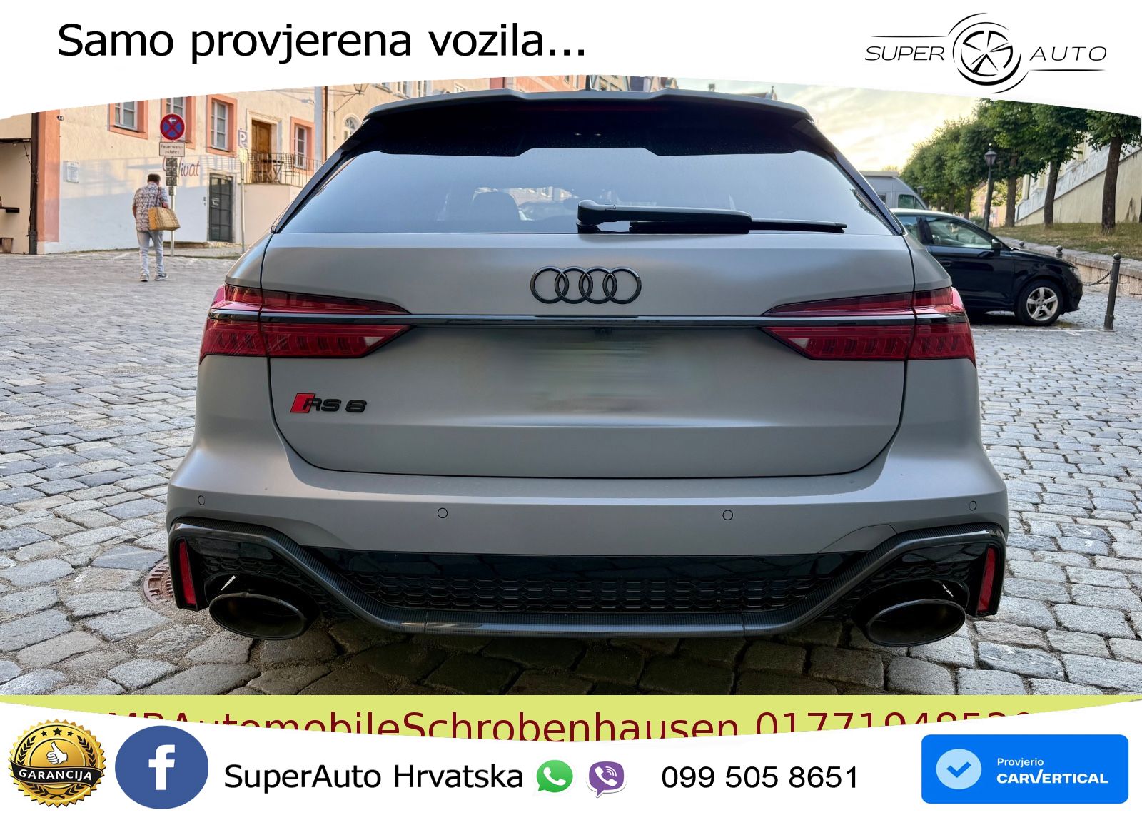 Audi RS6 Avant 4.0 TFSI V8 (600 KS) quattro Tiptronic LED+GR SJED+ACC