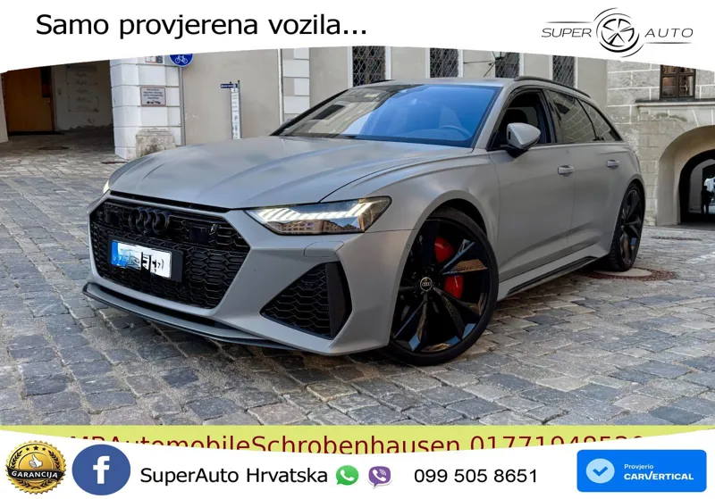 Audi RS6 Avant 4.0 TFSI V8 (600 KS) quattro Tiptronic LED+GR SJED+ACC