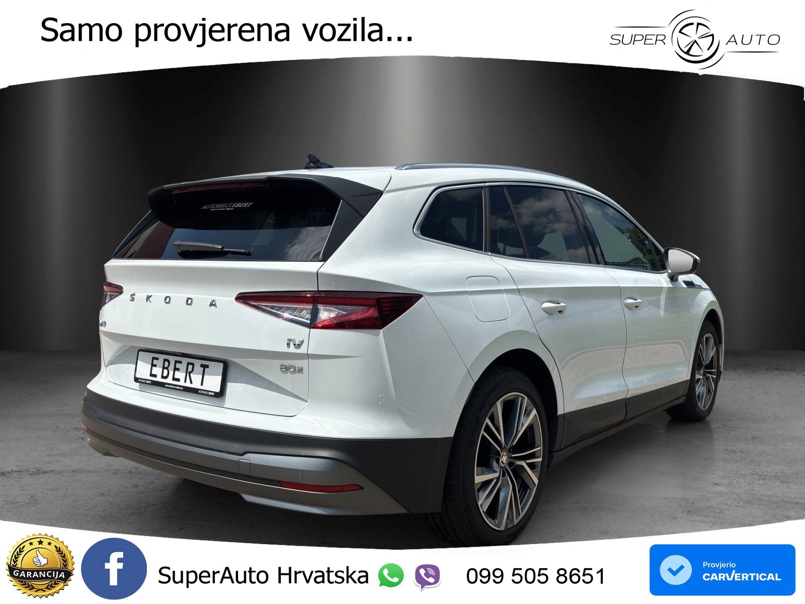 Škoda Enyaq iV 80x 82 kWh (265 KS) AWD LED+GR SJED+ACC