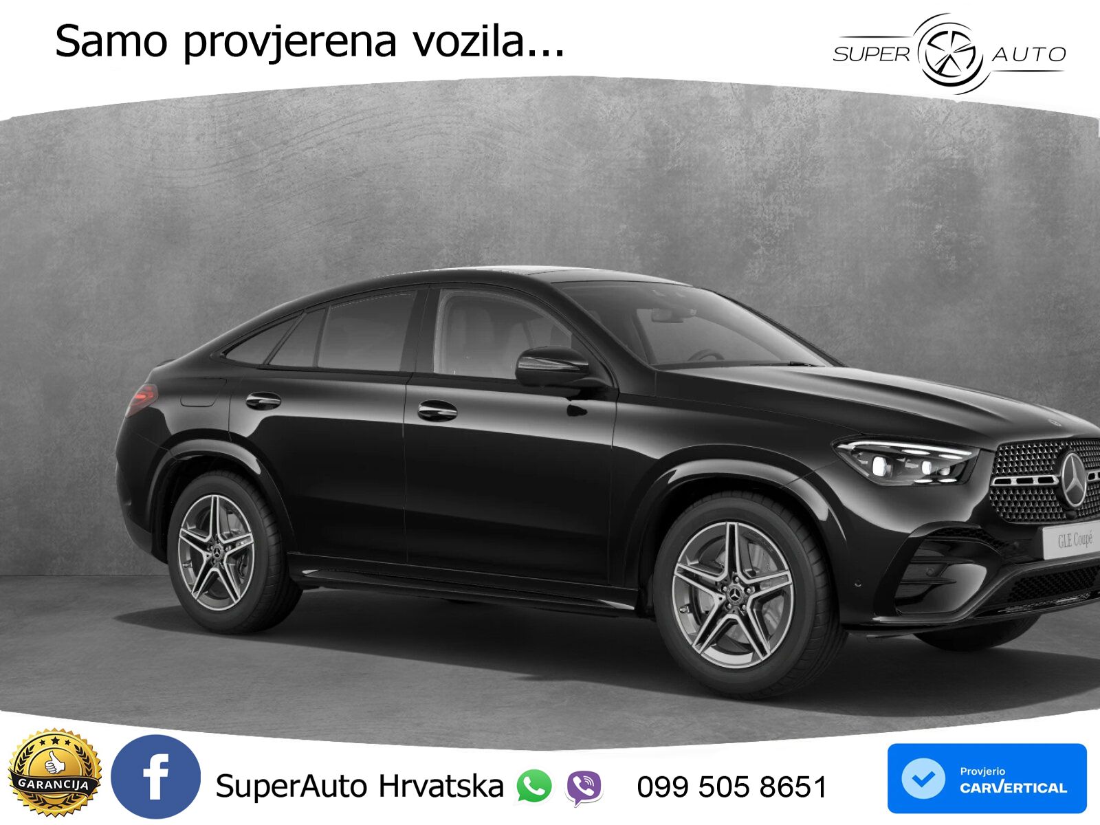 Mercedes GLE Coupe 300d (269 KS) EQ Boost 4MATIC 9G-TRONIC AMG ZRAČNI+ACC+GR SJED+360+PANO