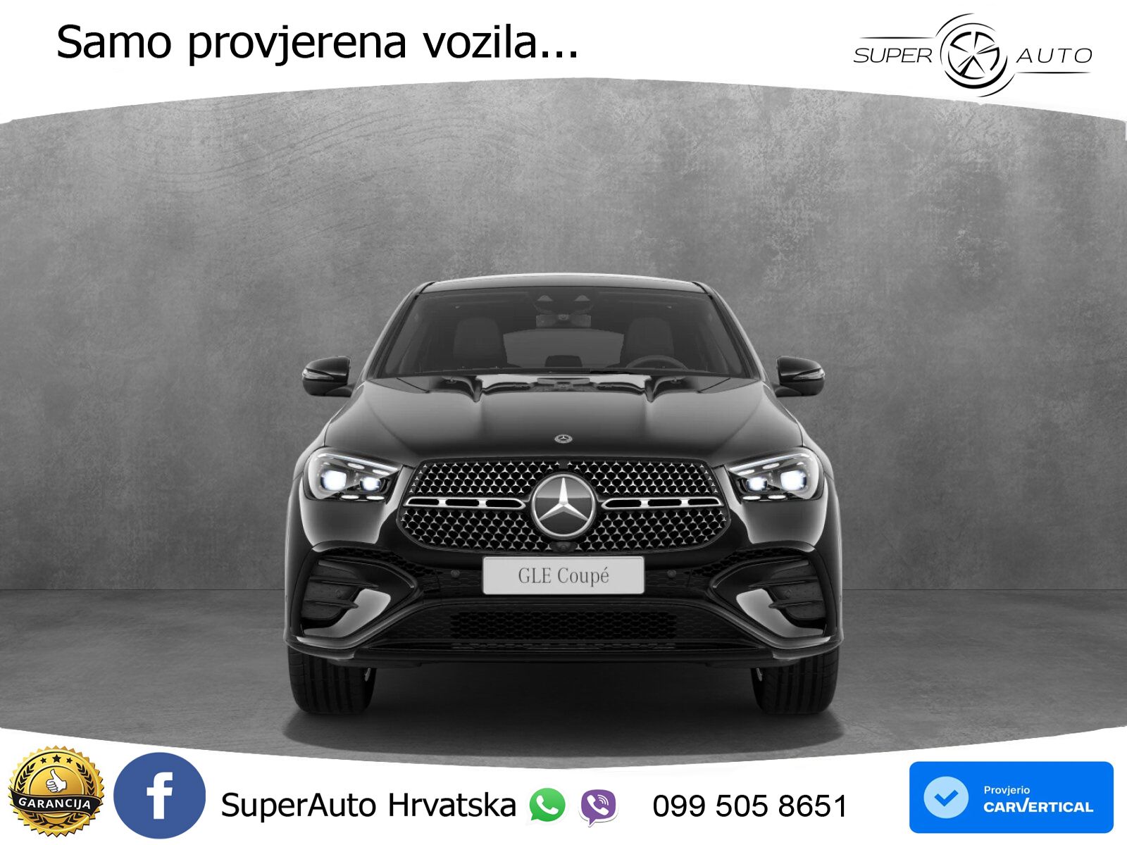 Mercedes GLE Coupe 300d (269 KS) EQ Boost 4MATIC 9G-TRONIC AMG ZRAČNI+ACC+GR SJED+360+PANO