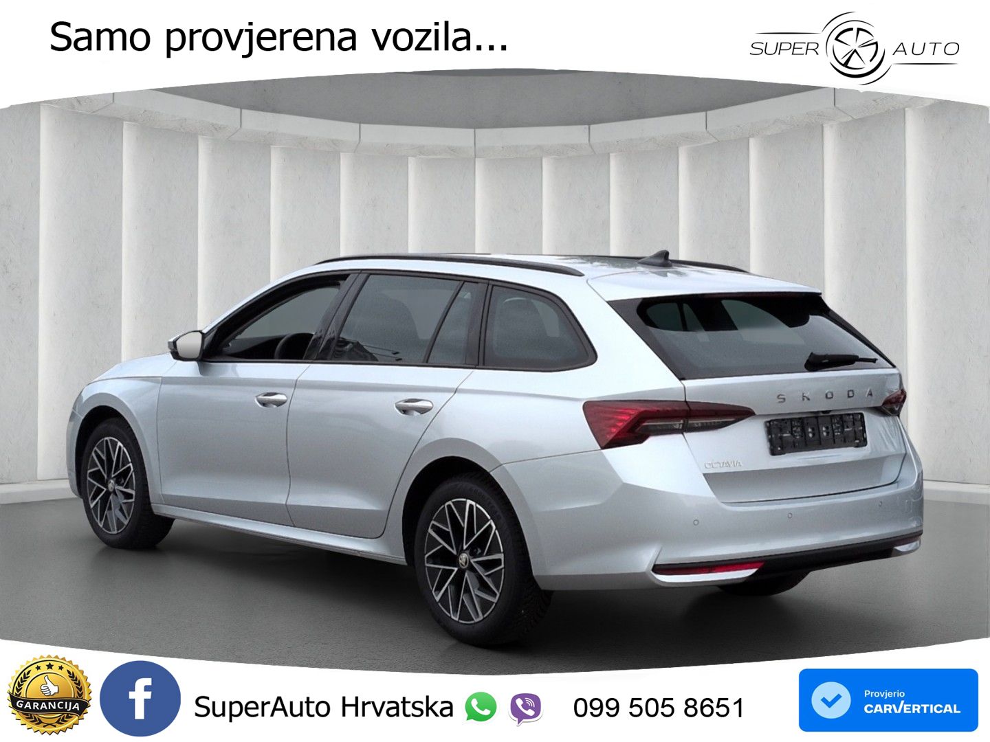 Škoda Octavia Combi 2.0 TDI (150 KS) DSG MATRIX+GR SJED+KAM
