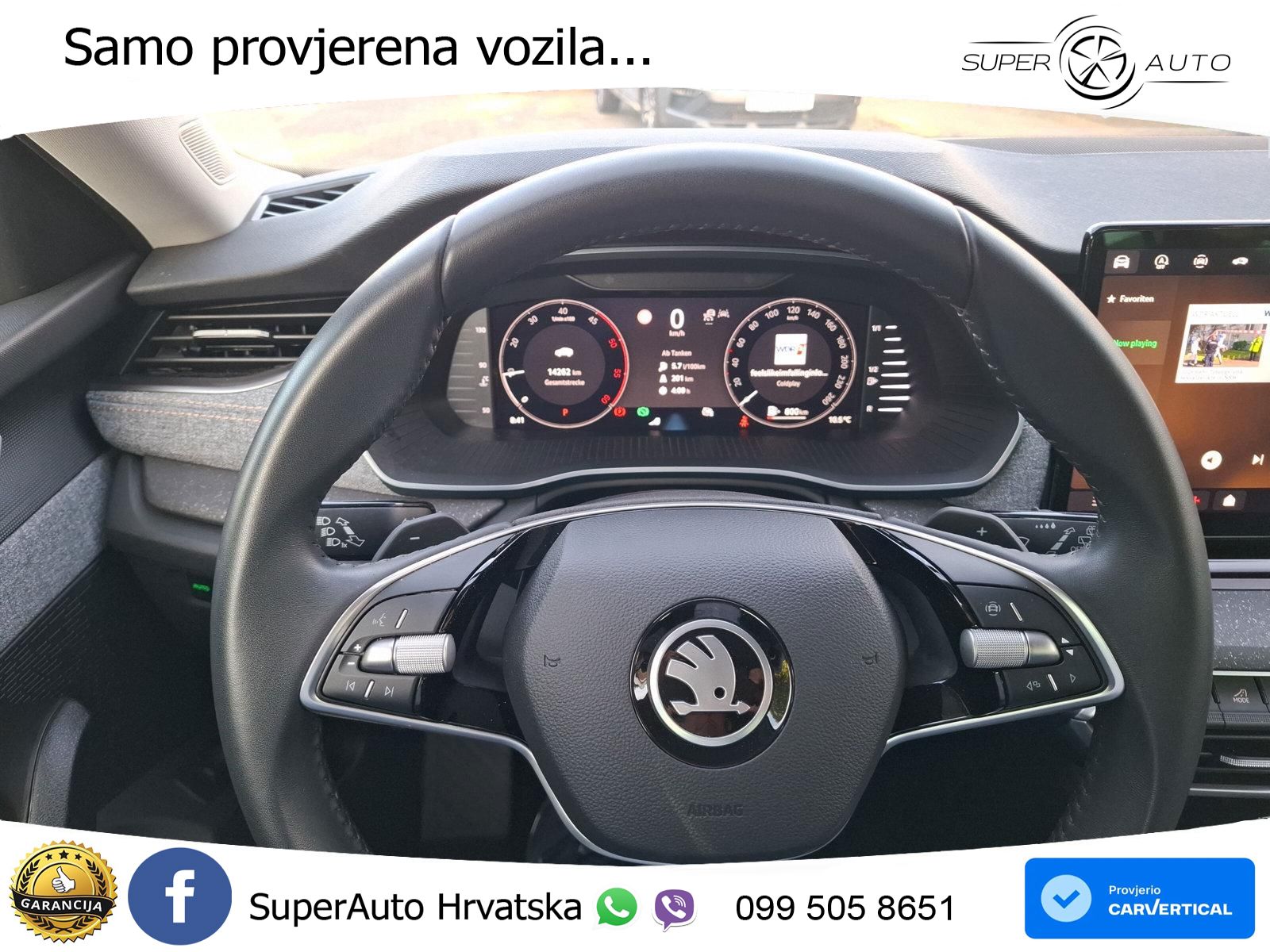 Škoda Octavia Combi 2.0 TDI (150 KS) DSG Selection MATRIX+GR SJED+KAM