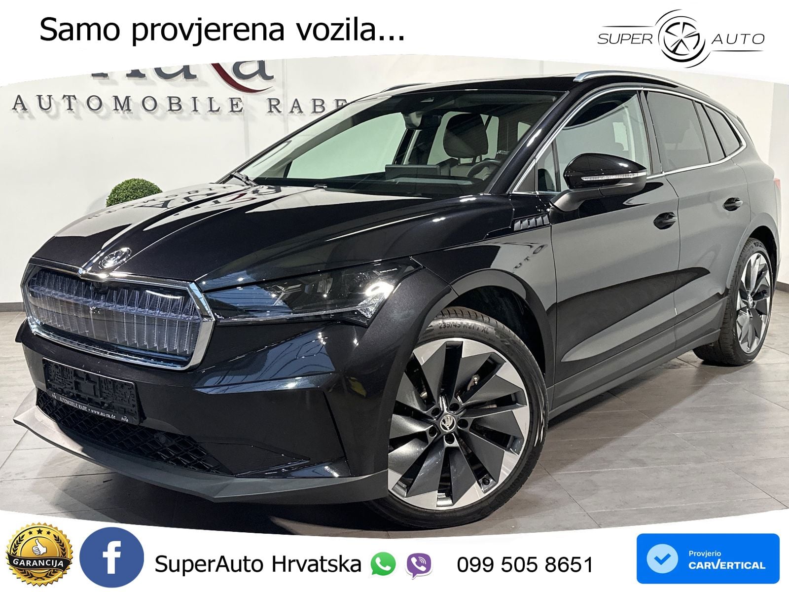 Škoda Enyaq iV 80x 82 kWh (265 KS) AWD LED+GR SJED+ACC