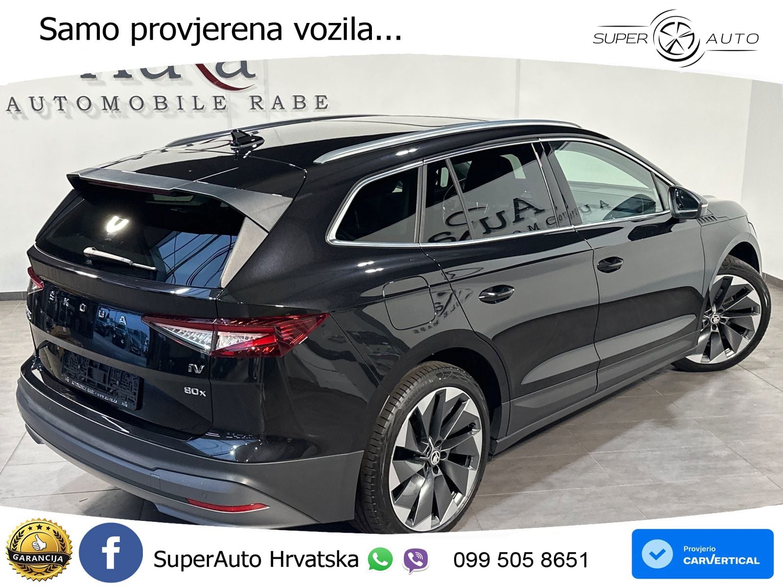Škoda Enyaq iV 80x 82 kWh (265 KS) AWD LED+GR SJED+ACC