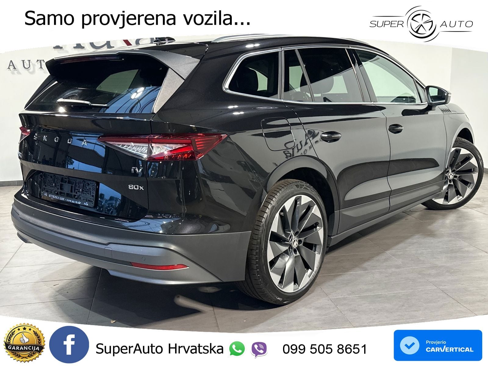 Škoda Enyaq iV 80x 82 kWh (265 KS) AWD LED+GR SJED+ACC
