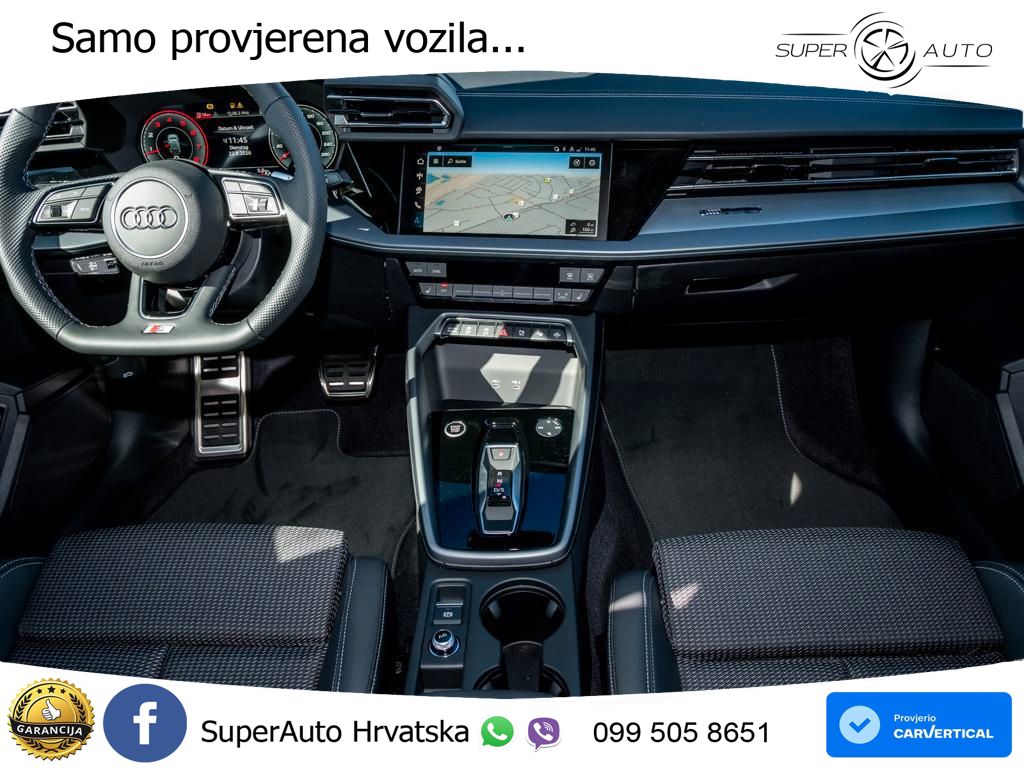 Audi A3 35 TFSI (150 KS) S tronic 2x S line LED+GR SJED+ACC