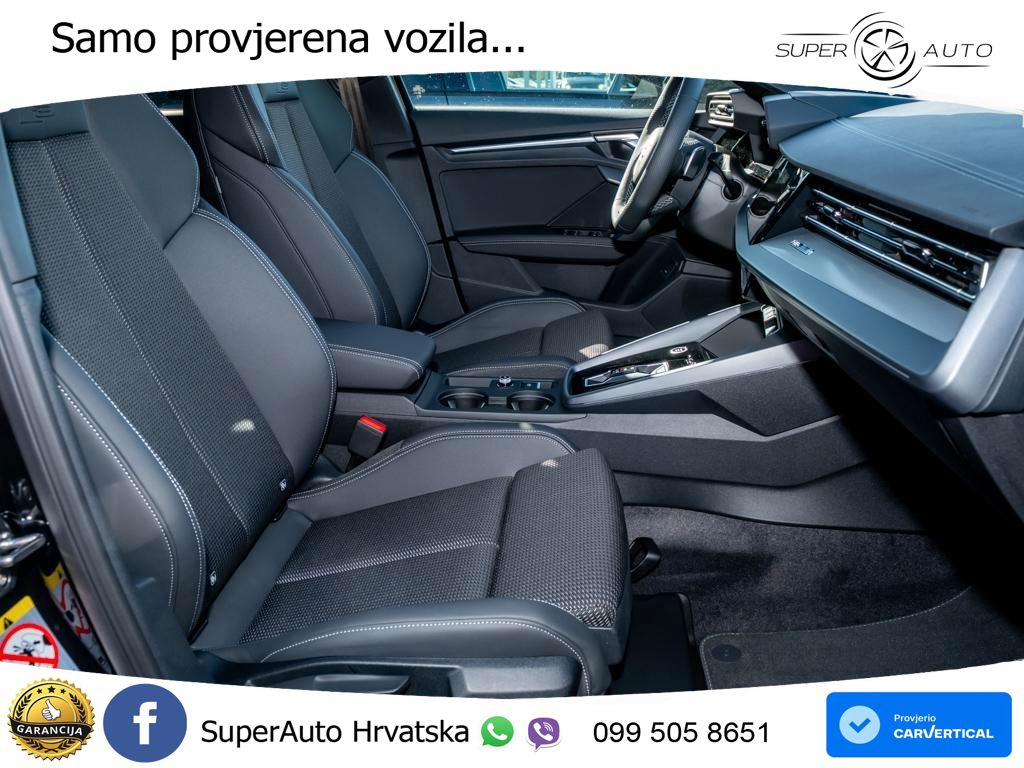 Audi A3 35 TFSI (150 KS) S tronic 2x S line LED+GR SJED+ACC