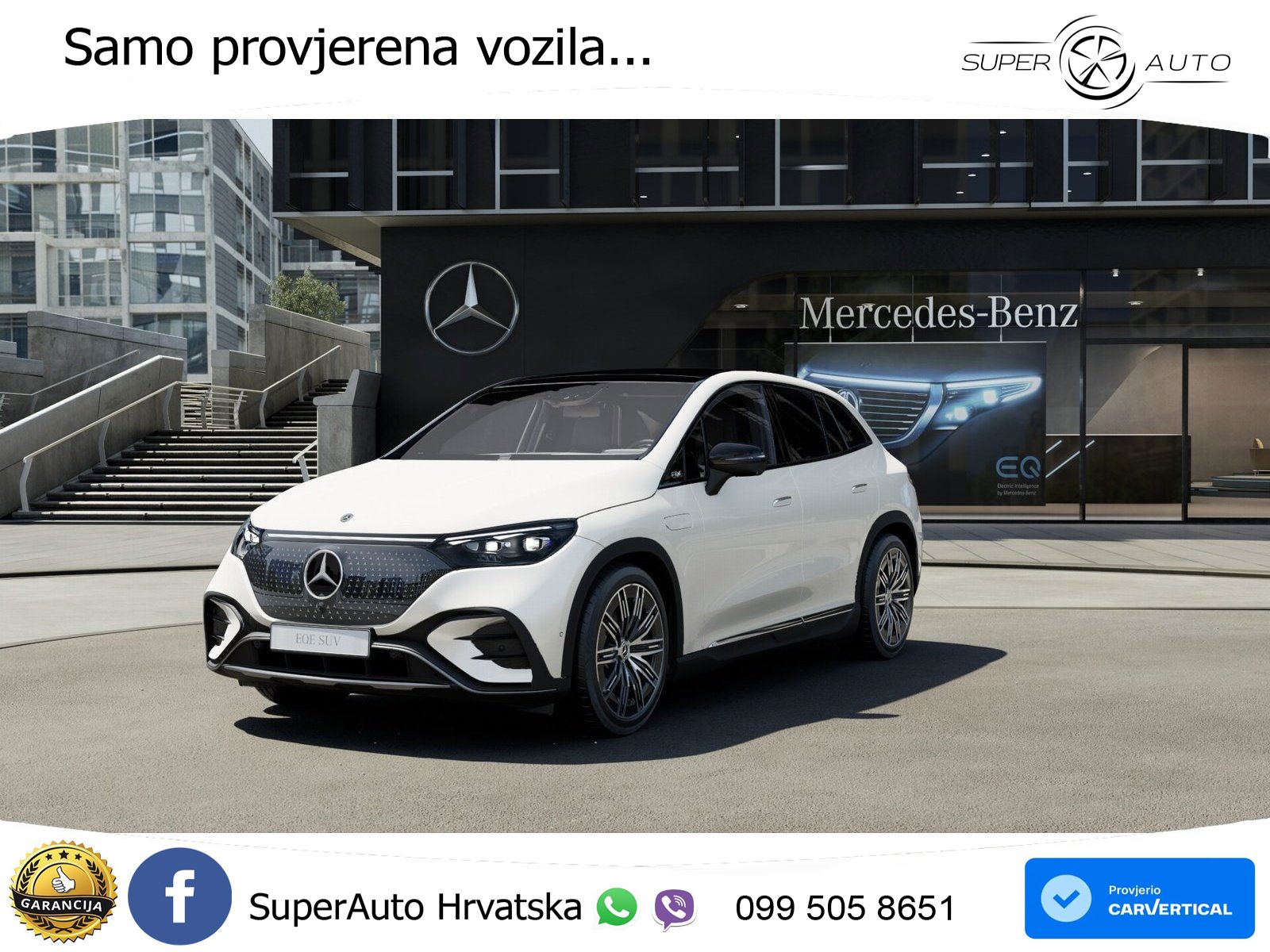 Mercedes EQE SUV 350 98 kWh (292 KS) 4MATIC AMG ACC+GR SJED+360+PANO