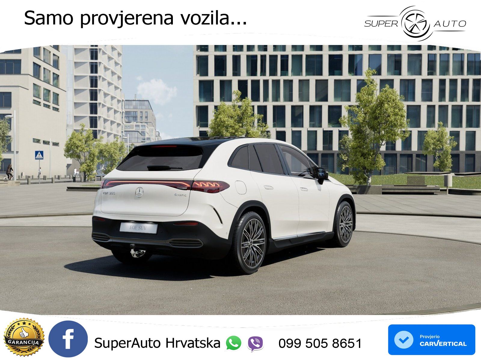 Mercedes EQE SUV 350 98 kWh (292 KS) 4MATIC AMG ACC+GR SJED+360+PANO