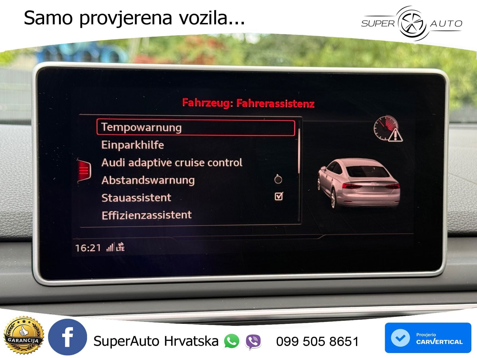 Audi A5 Sportback 40 TFSI (190 KS) S tronic S line LED+GR SJED+ACC