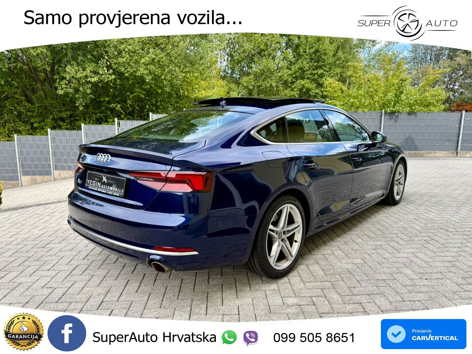 Audi A5 Sportback 40 TFSI (190 KS) S tronic S line LED+GR SJED+ACC