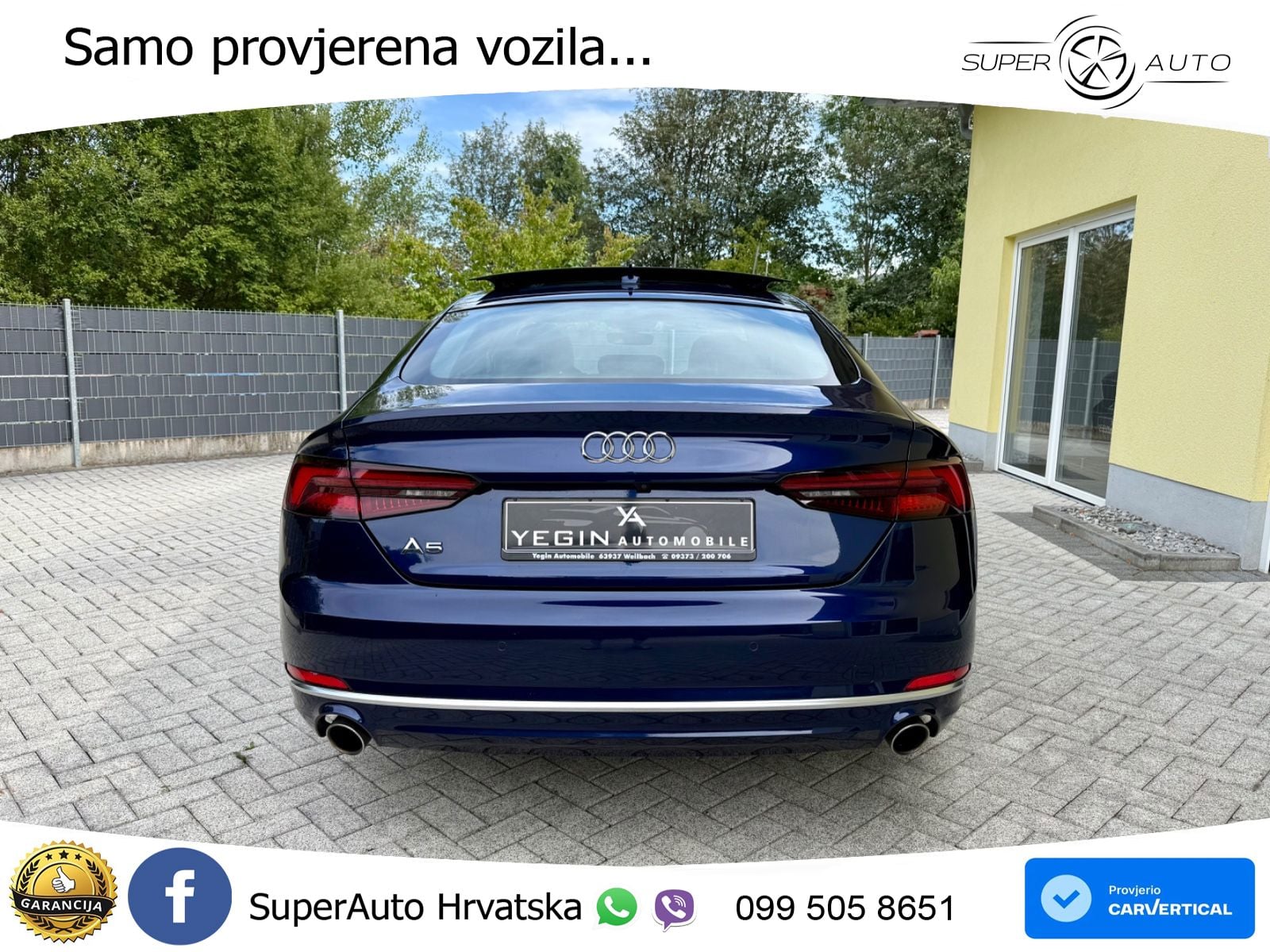 Audi A5 Sportback 40 TFSI (190 KS) S tronic S line LED+GR SJED+ACC