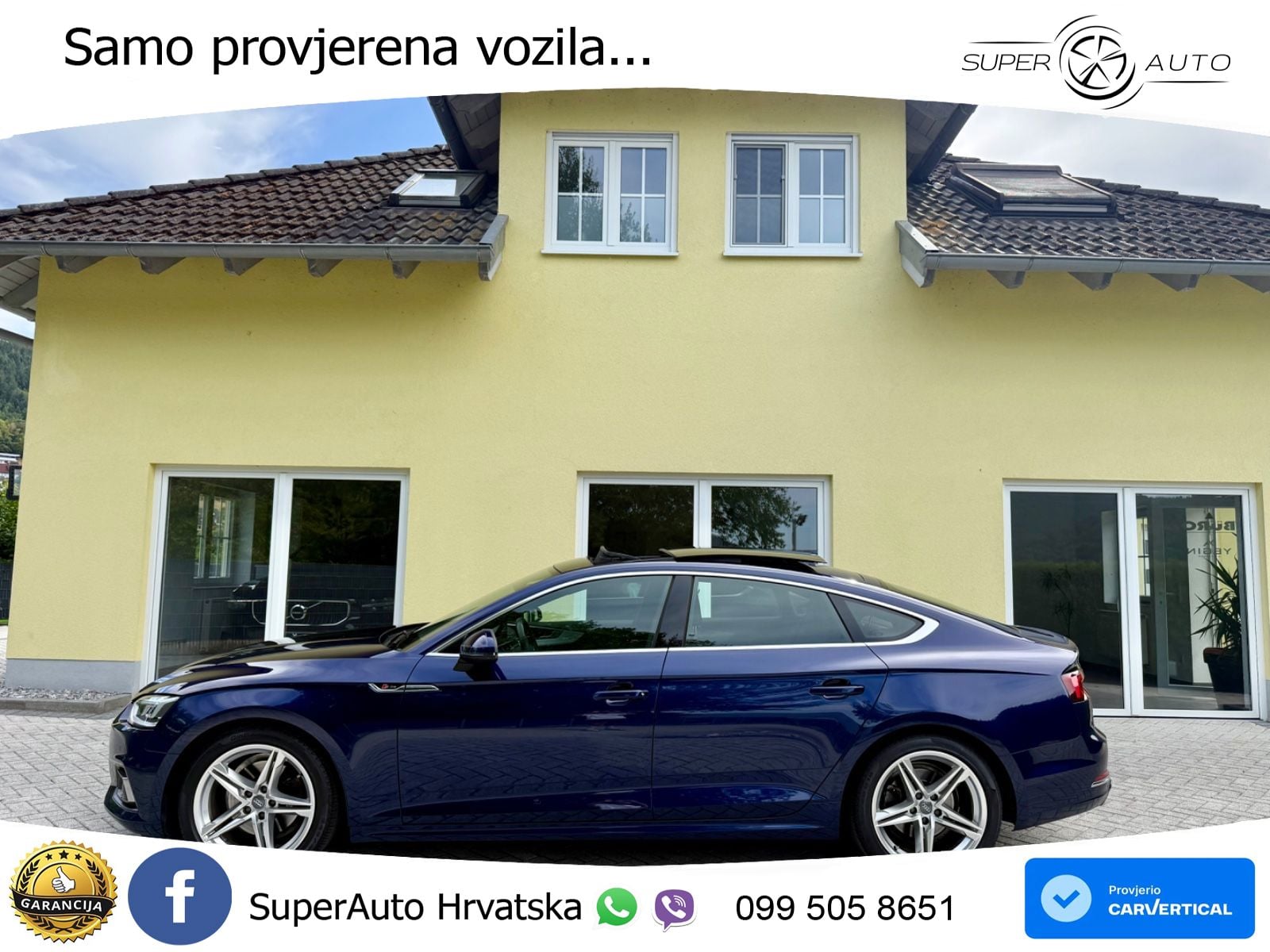 Audi A5 Sportback 40 TFSI (190 KS) S tronic S line LED+GR SJED+ACC