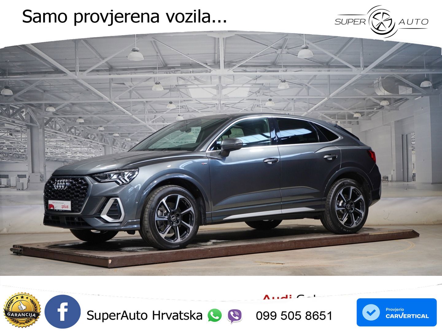 Audi Q3 II Sportback 40 TFSI (190 KS) quattro S tronic S line MATRIX+GR SJED+KAM
