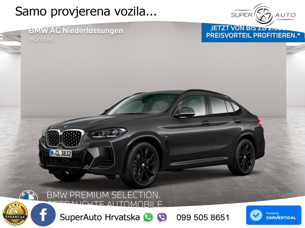 BMW X4 30d (286 KS) xDrive Steptronic M Sport LED+GR SJED+ACC