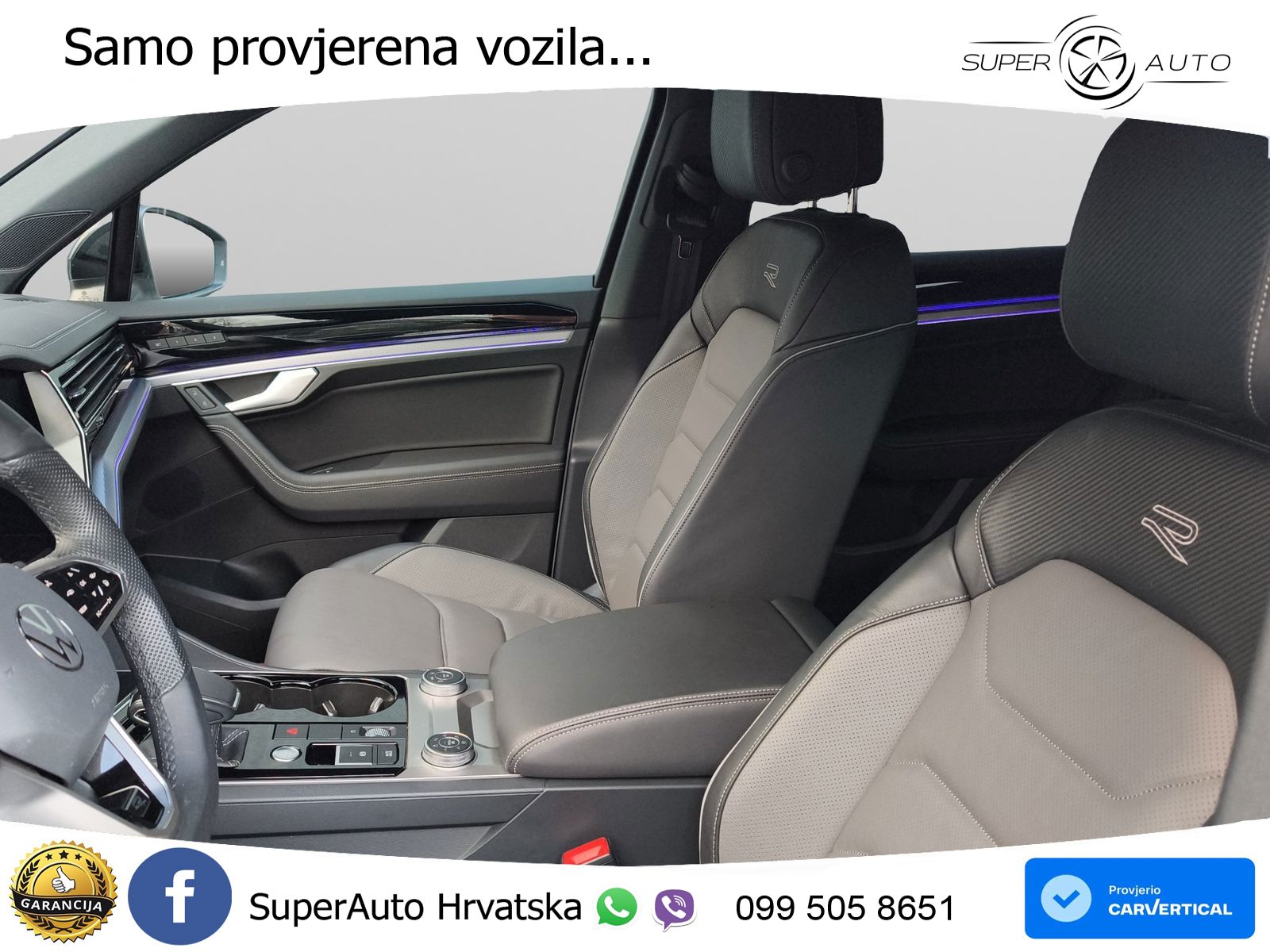 Volkswagen Touareg 3.0 V6 TDI (286 KS) 4MOTION Tiptronic R-Line ZRAČNI+ACC+4xGR SJED+KAM