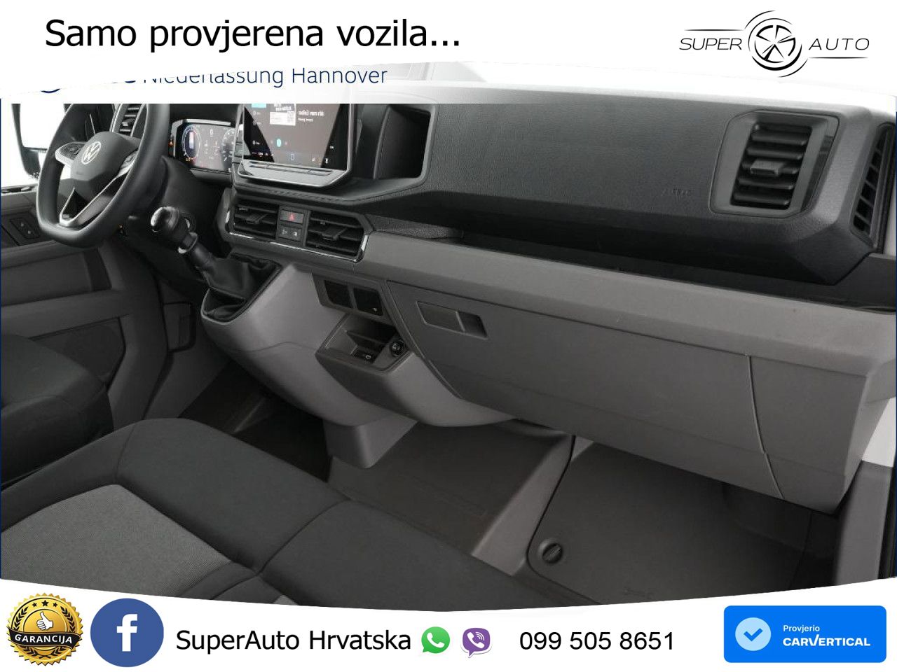 Volkswagen Crafter 35 Kasten LRHD AHK Kamera 270 ?Tür PDC 177 KS