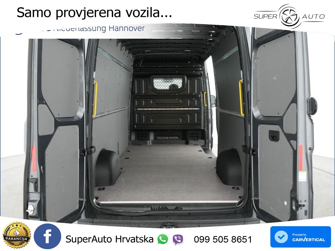 Volkswagen Crafter 35 Kasten LRHD AHK Kamera 270 ?Tür PDC 177 KS