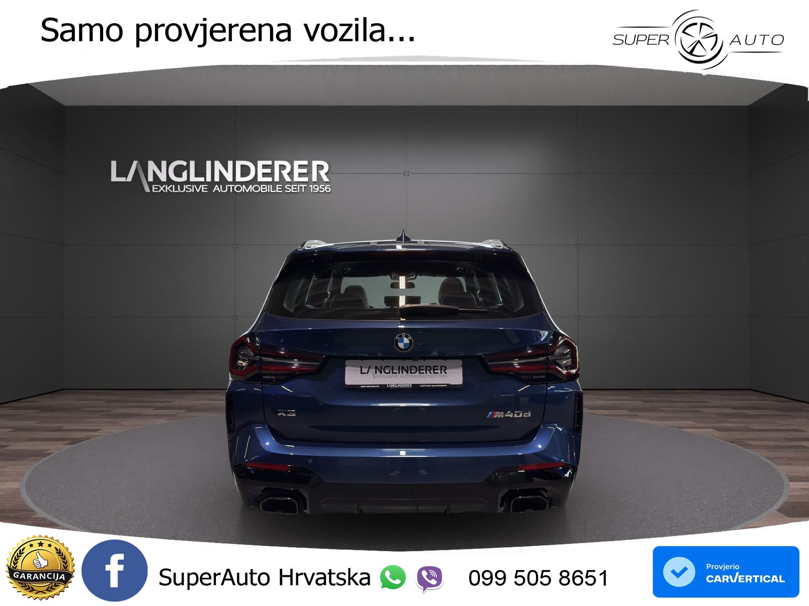 BMW X3 M40d xDrive Steptronic ACC+HEAD+GR SJED+360+PANO