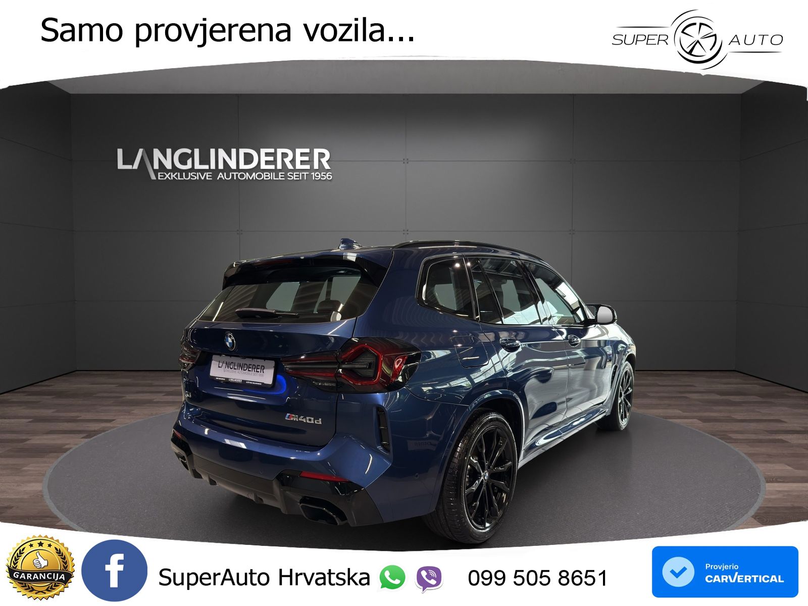BMW X3 M40d xDrive Steptronic ACC+HEAD+GR SJED+360+PANO