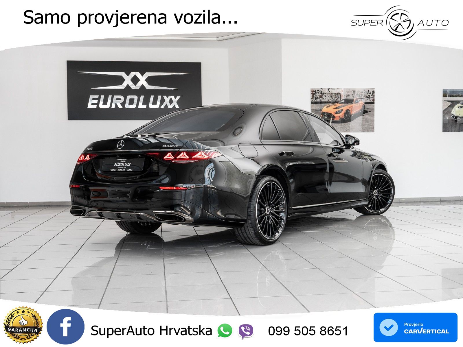 Mercedes S 450 Long (381 KS) EQ Boost 4MATIC 9G-TRONIC ACC+HEAD+4xGR SJED+360+PANO