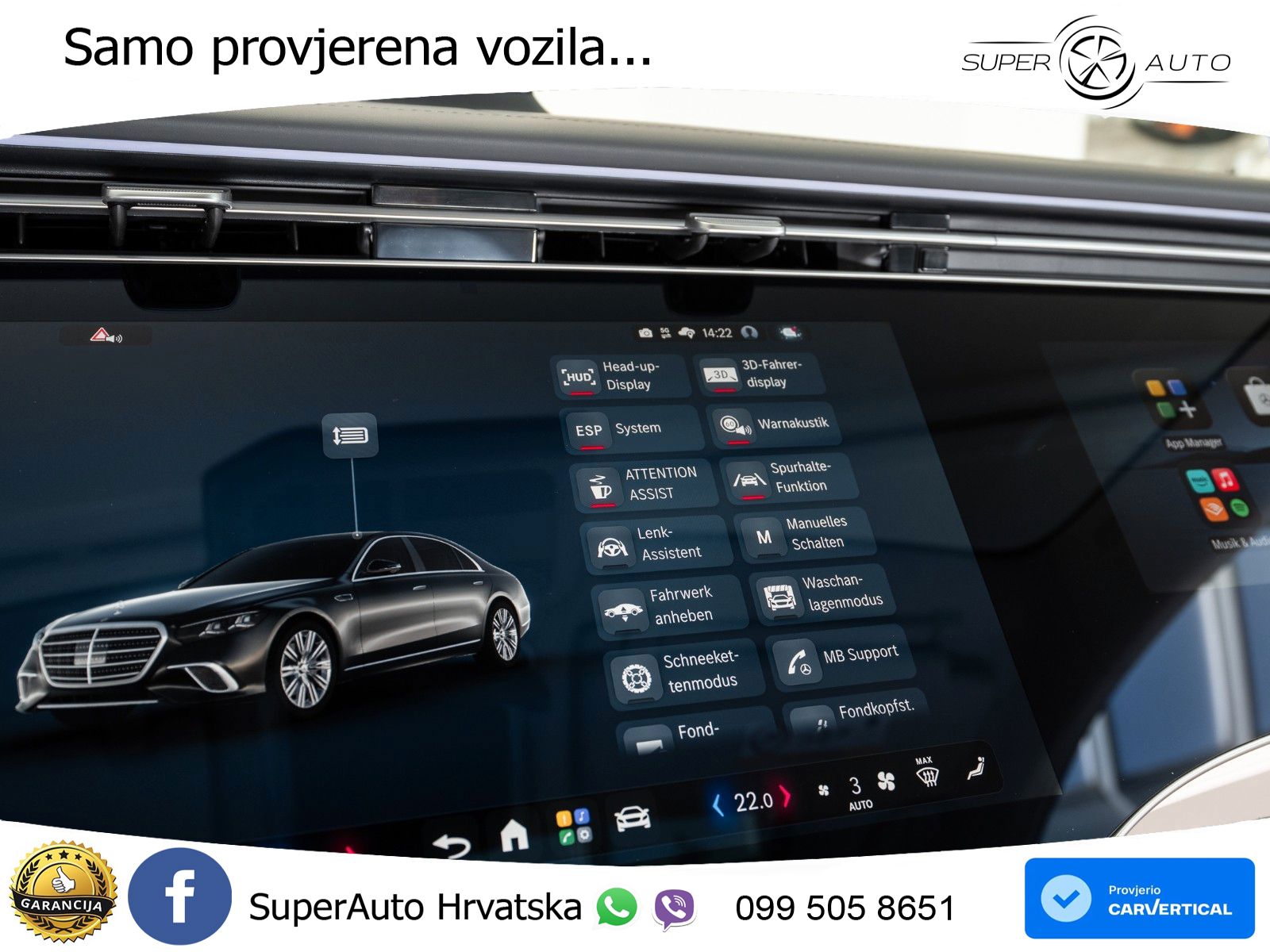 Mercedes S 450 Long (381 KS) EQ Boost 4MATIC 9G-TRONIC ACC+HEAD+4xGR SJED+360+PANO