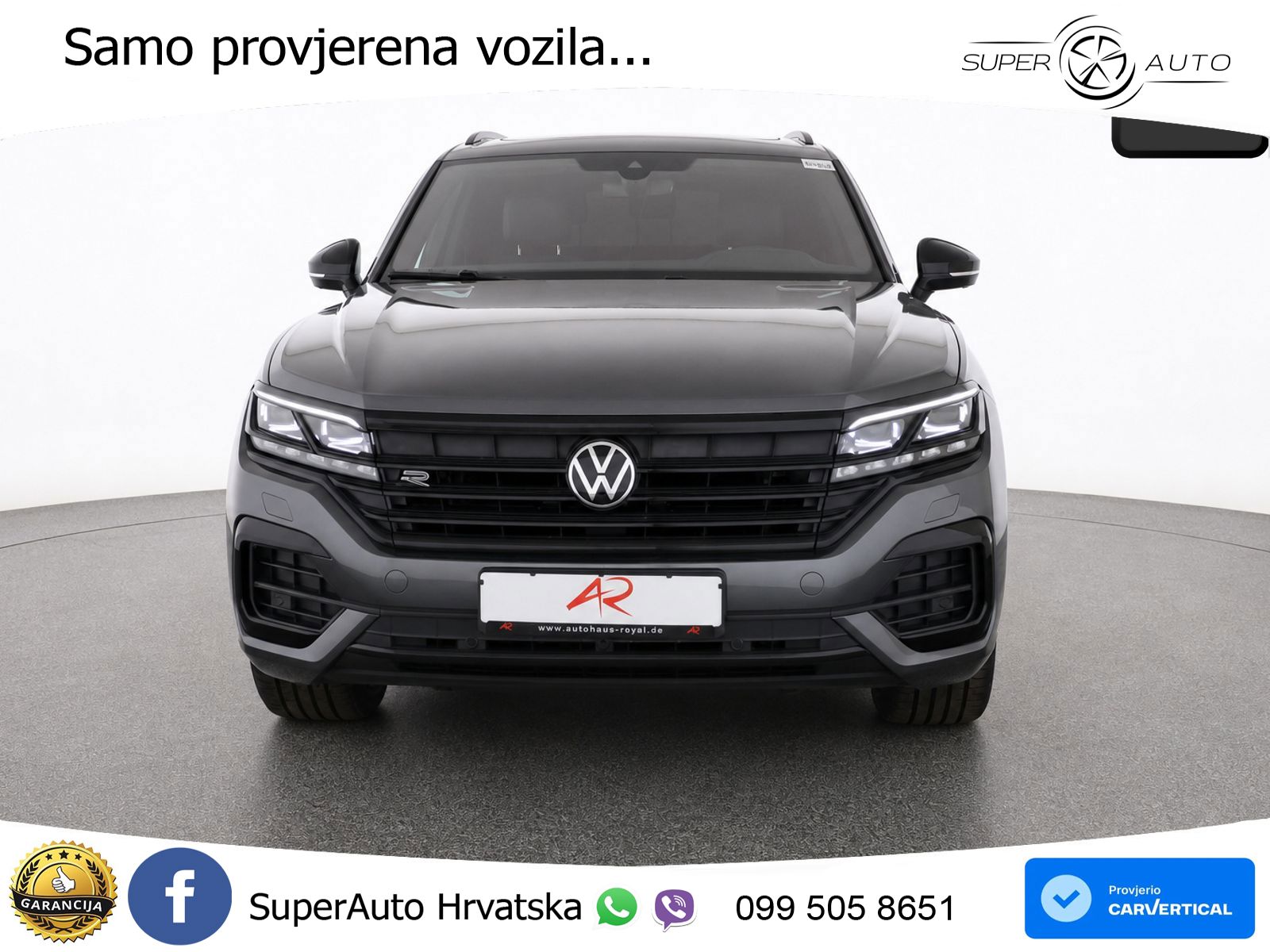Volkswagen Touareg 3.0 V6 TDI (286 KS) 4MOTION Tiptronic R-Line ZRAČNI+ACC+GR SJED+KAM+PANO