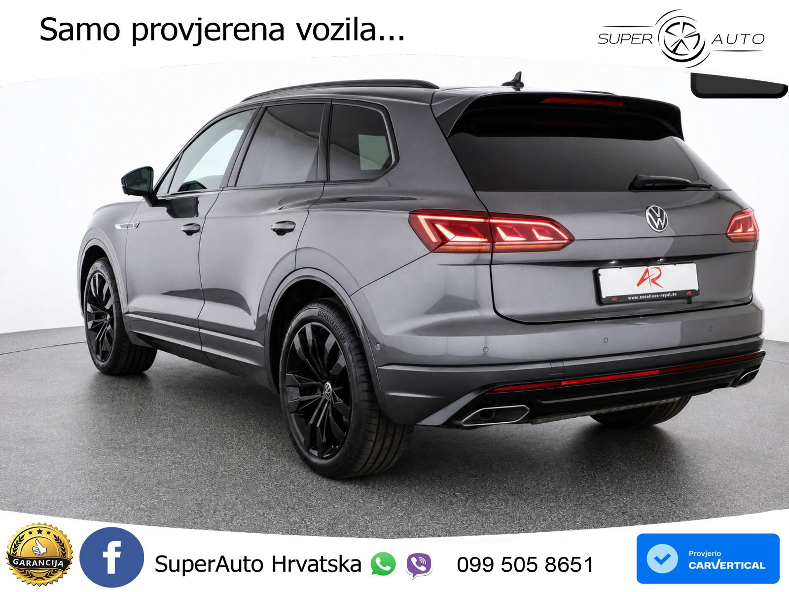 Volkswagen Touareg 3.0 V6 TDI (286 KS) 4MOTION Tiptronic R-Line ZRAČNI+ACC+GR SJED+KAM+PANO
