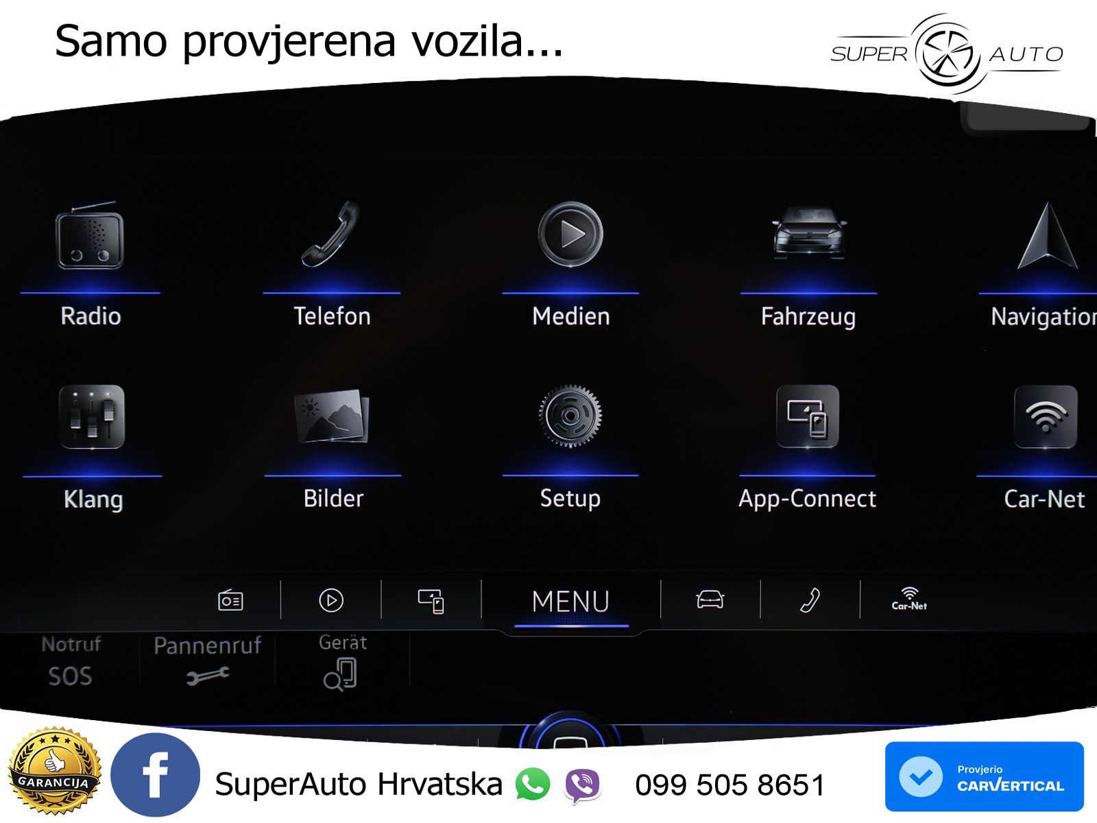 Volkswagen Touareg 3.0 V6 TDI (286 KS) 4MOTION Tiptronic R-Line ZRAČNI+ACC+GR SJED+KAM+PANO