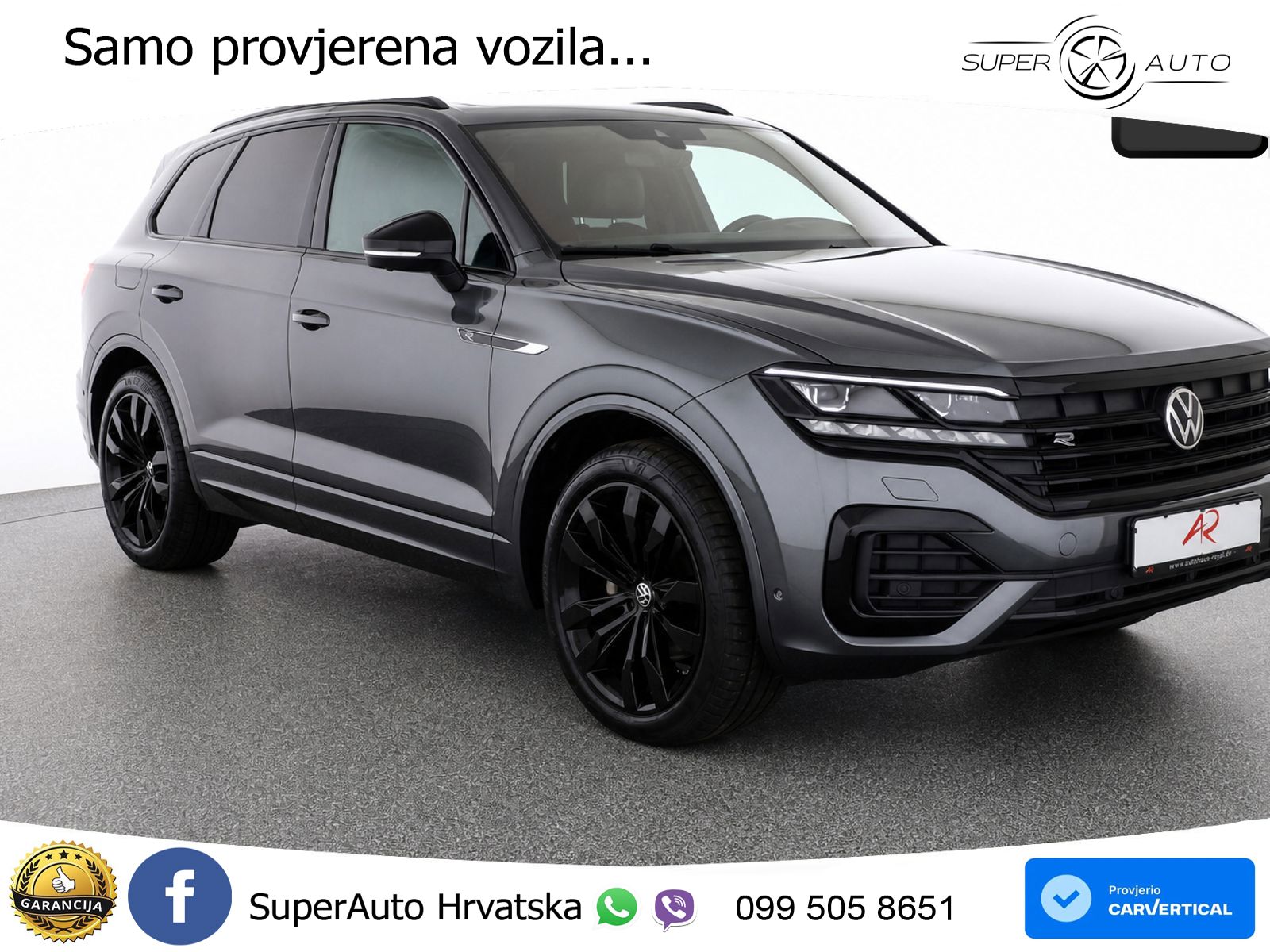 Volkswagen Touareg 3.0 V6 TDI (286 KS) 4MOTION Tiptronic R-Line ZRAČNI+ACC+GR SJED+KAM+PANO