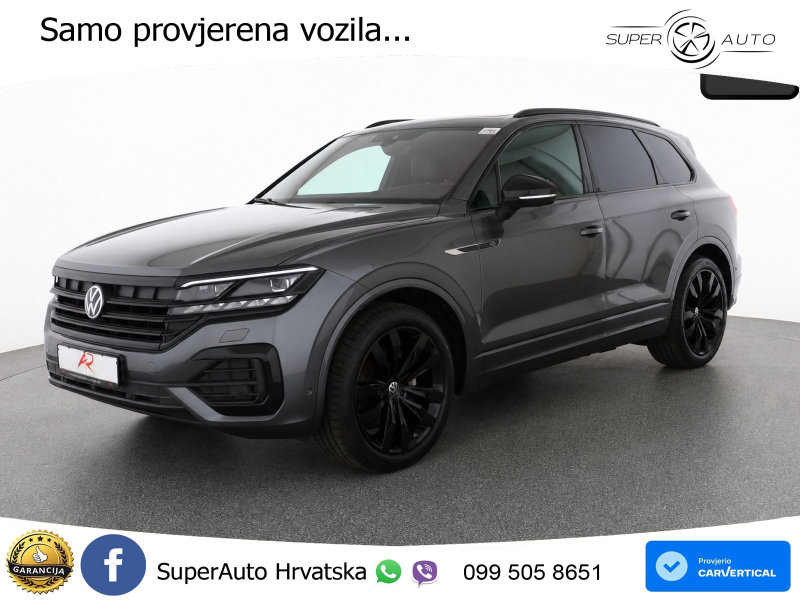 Volkswagen Touareg 3.0 V6 TDI (286 KS) 4MOTION Tiptronic R-Line ZRAČNI+ACC+GR SJED+KAM+PANO
