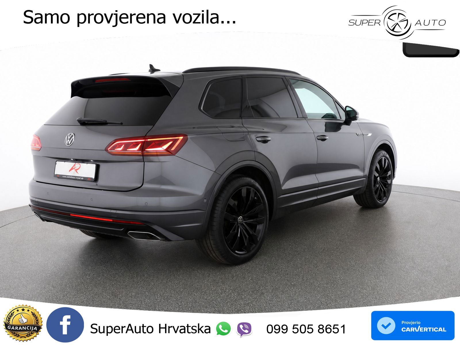 Volkswagen Touareg 3.0 V6 TDI (286 KS) 4MOTION Tiptronic R-Line ZRAČNI+ACC+GR SJED+KAM+PANO
