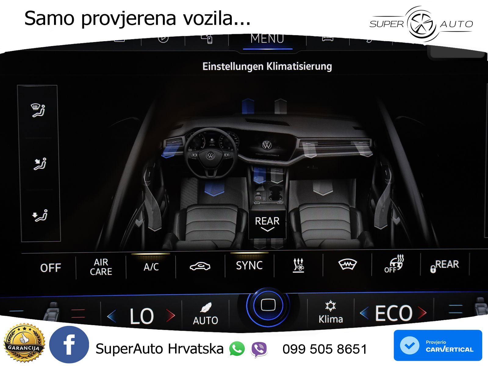 Volkswagen Touareg 3.0 V6 TDI (286 KS) 4MOTION Tiptronic R-Line ZRAČNI+ACC+GR SJED+KAM+PANO