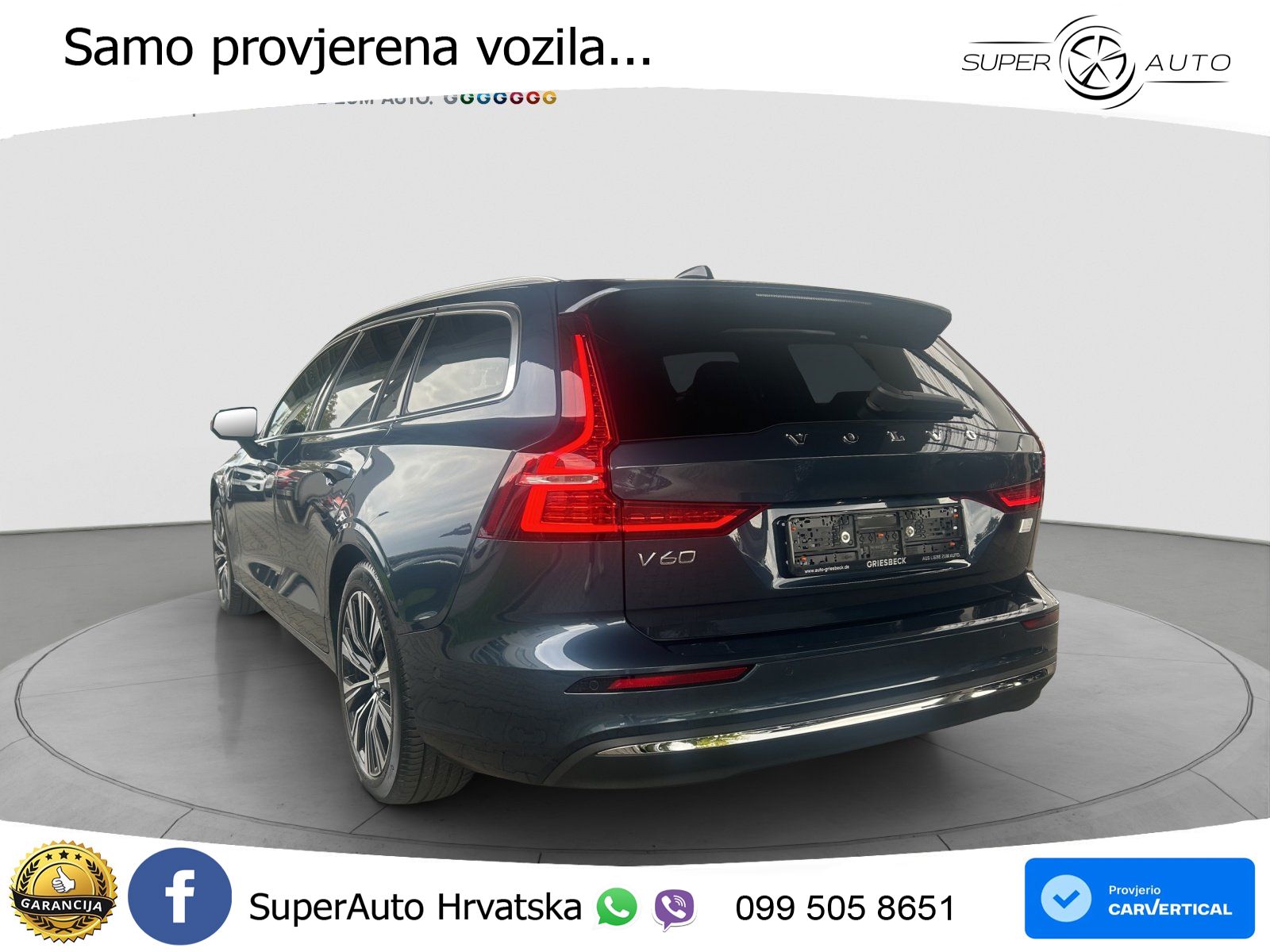 Volvo V60 2.0 T8 AWD Geartronic LED+GR SJED+ACC