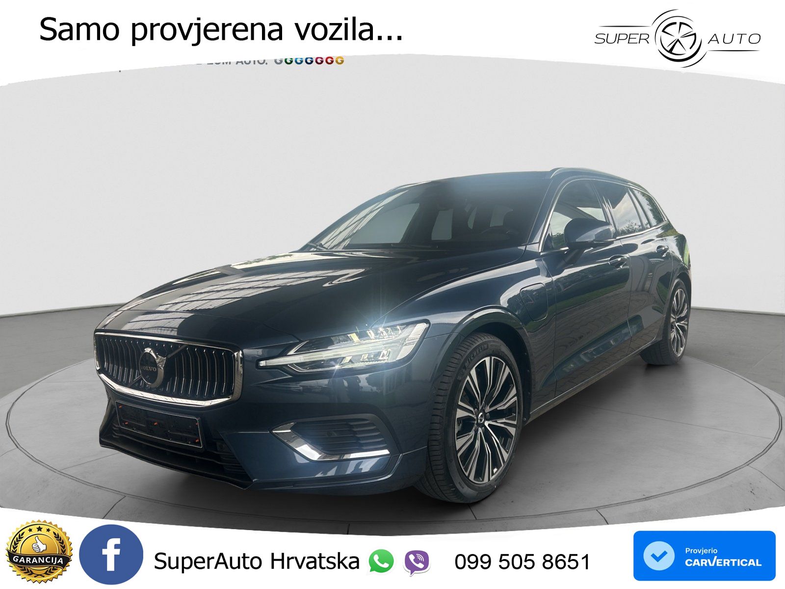 Volvo V60 2.0 T8 AWD Geartronic LED+GR SJED+ACC