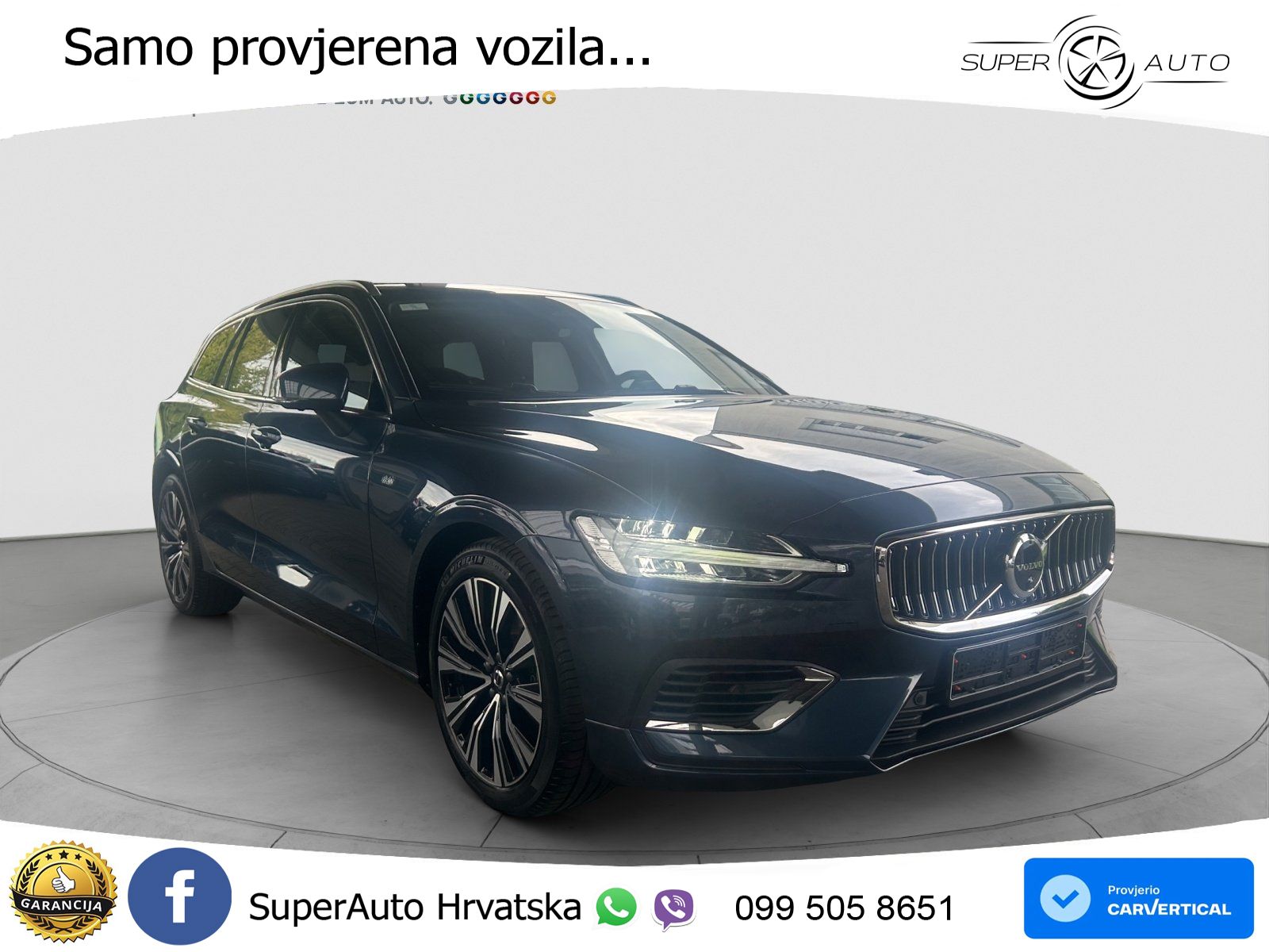 Volvo V60 2.0 T8 AWD Geartronic LED+GR SJED+ACC