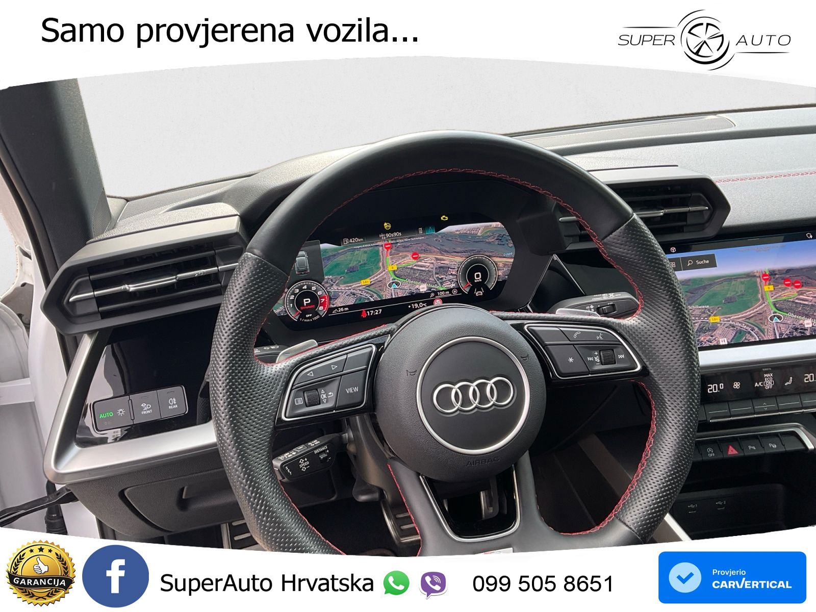 Audi S3 2.0 TFSI (310 KS) quattro S tronic S line MATRIX+GR SJED+KAM